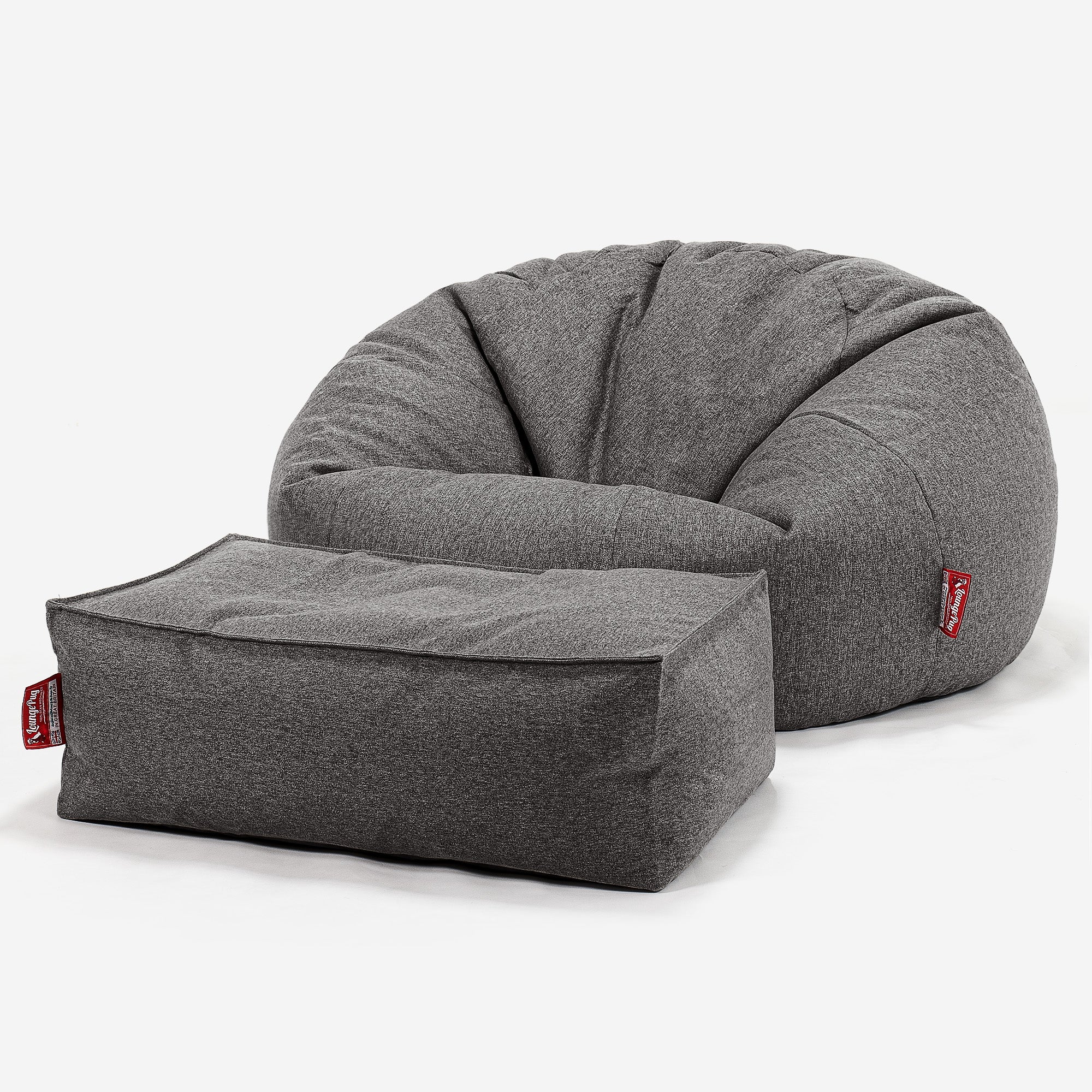 Sitzsack Sofa - Interalli Wolle Grau - Image 2