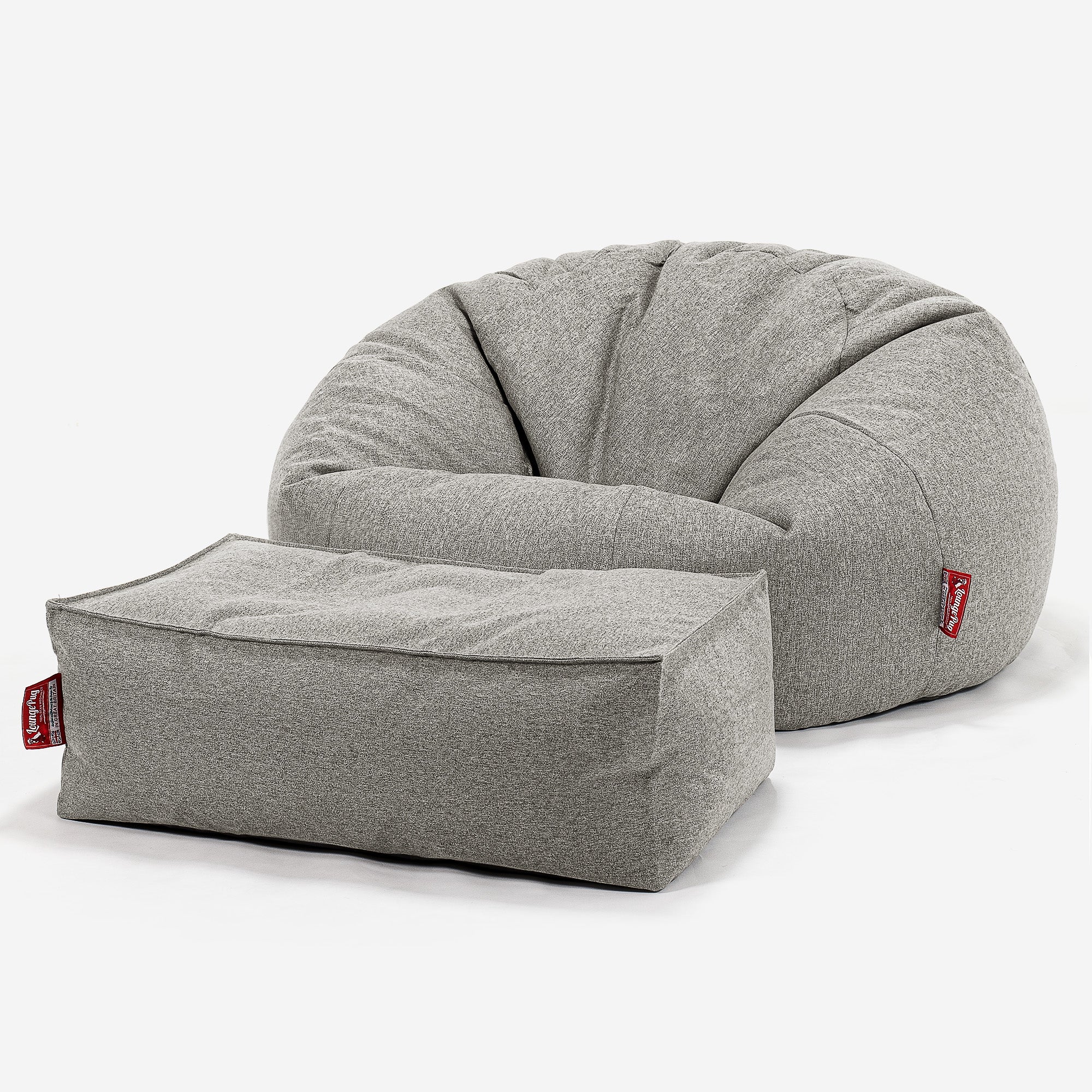 Sitzsack Sofa - Interalli Wolle Silber - Image 2