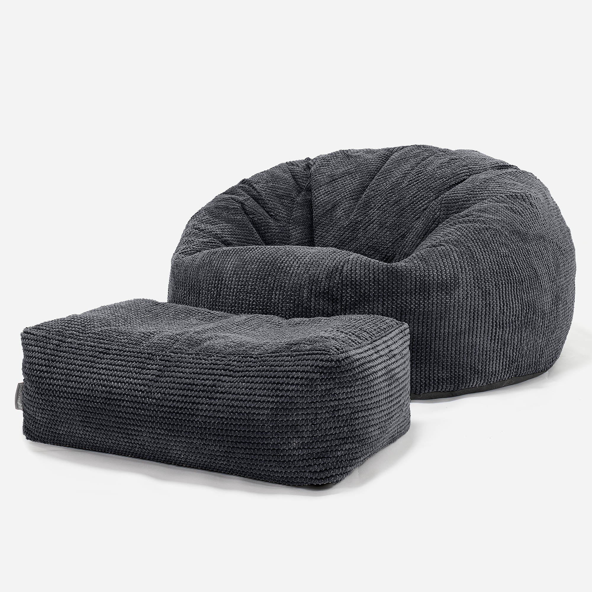Sitzsack Sofa - Pom-Pom Schwarz - Image 2