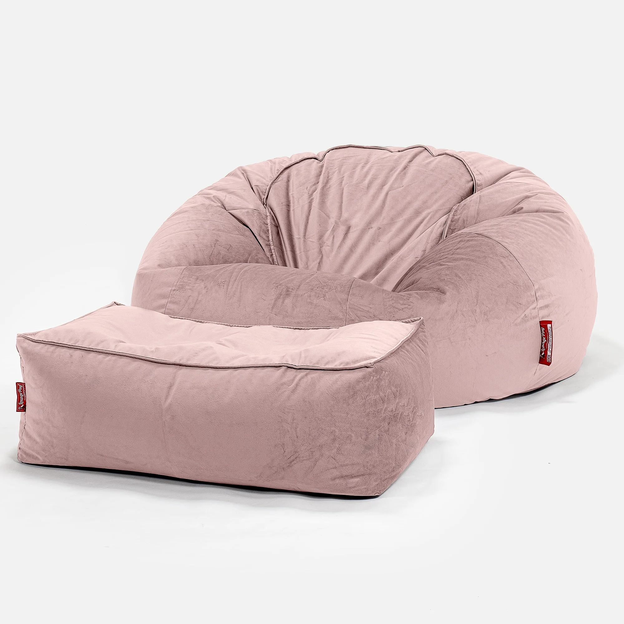 Sitzsack Sofa - Samt Pink - Image 2