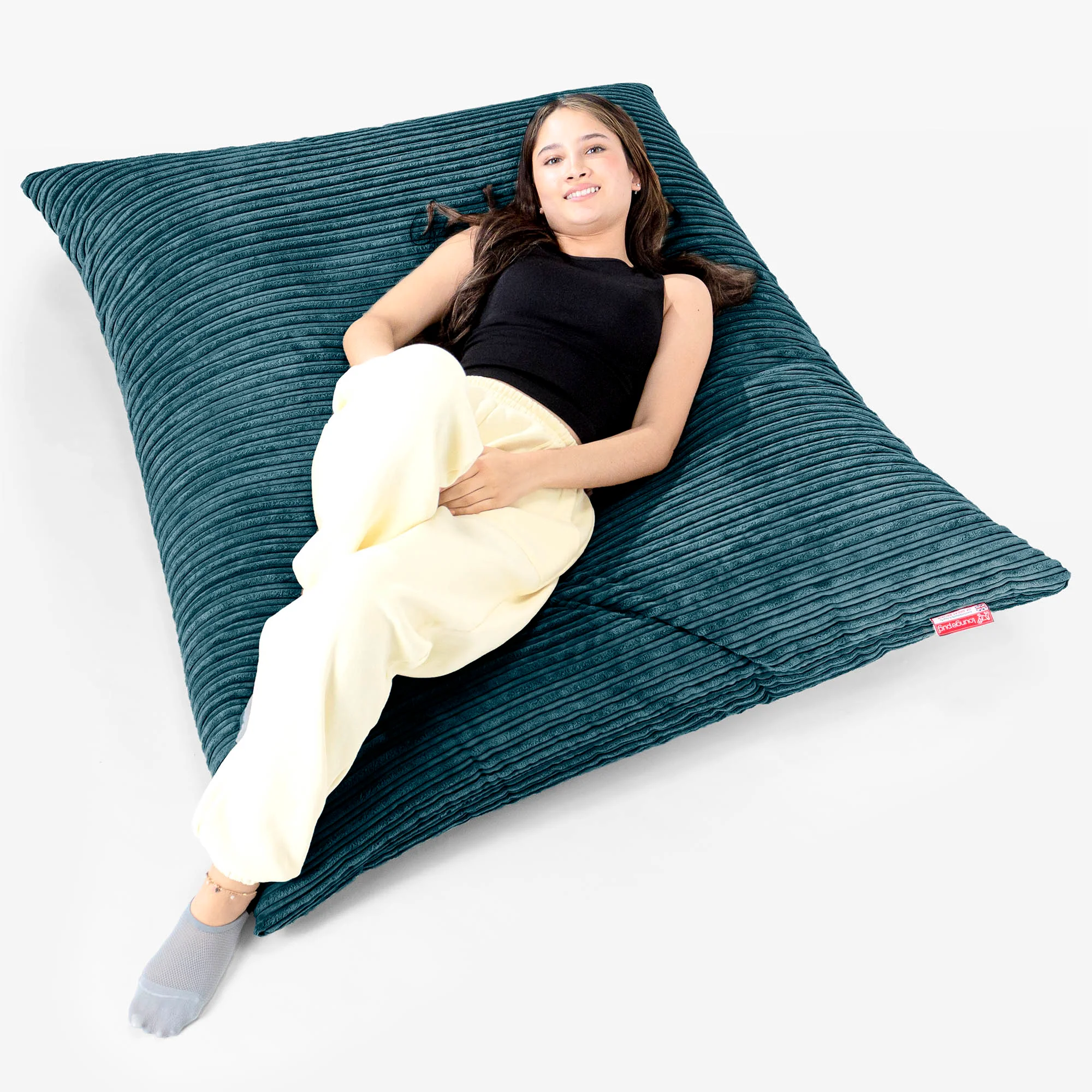 Sitzsack XXL - Cord Blaugrün - Image 2