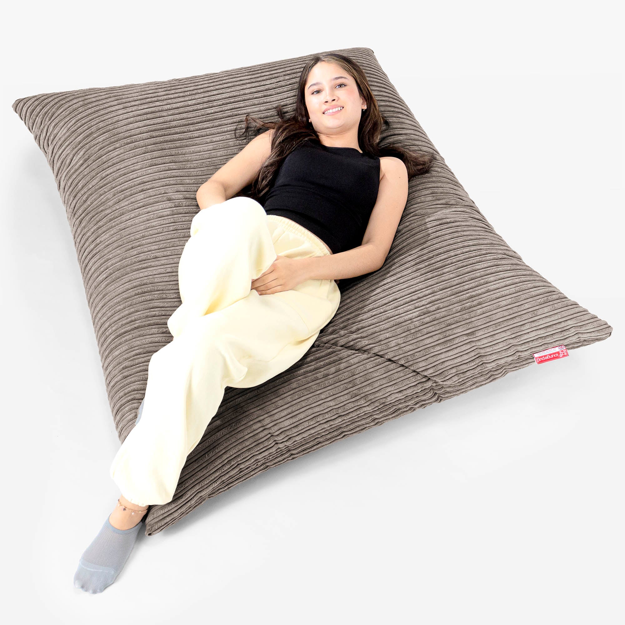 Sitzsack XXL - Cord Beigegrau - Image 2