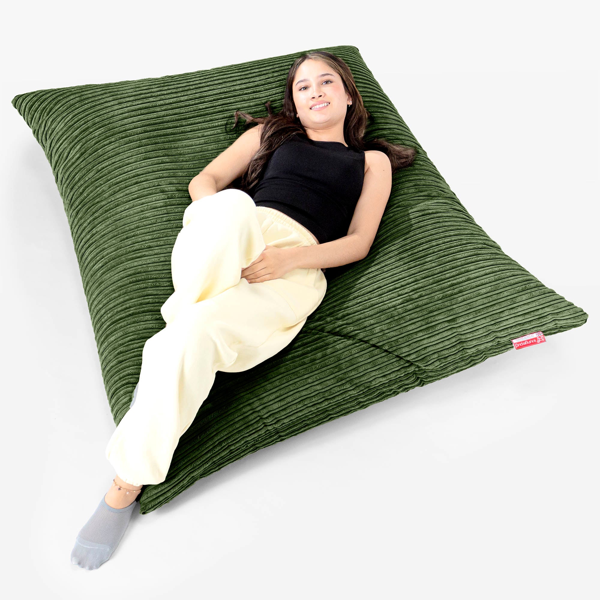 Sitzsack XXL - Cord Nadelwaldgrün - Image 2