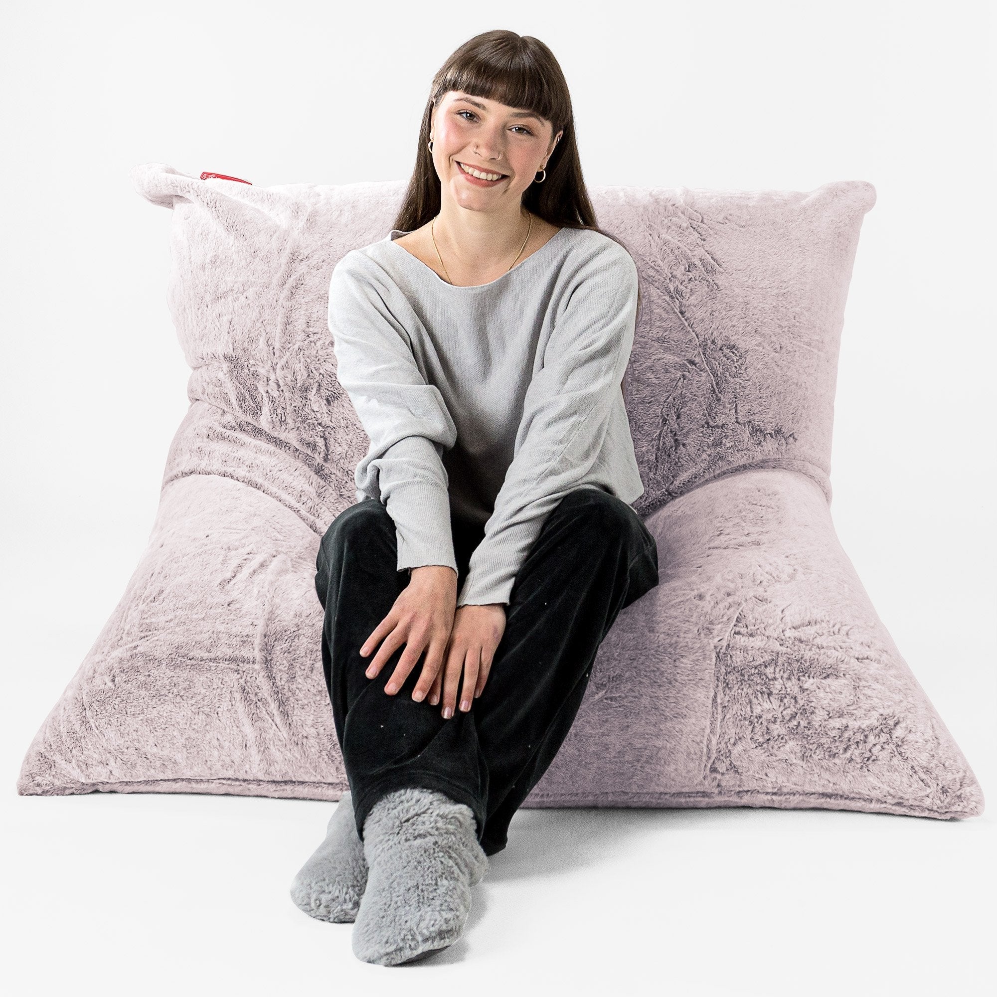 Sitzsack XXL Ersatz Bezug - Kaninchen Kunstfell - Image 2