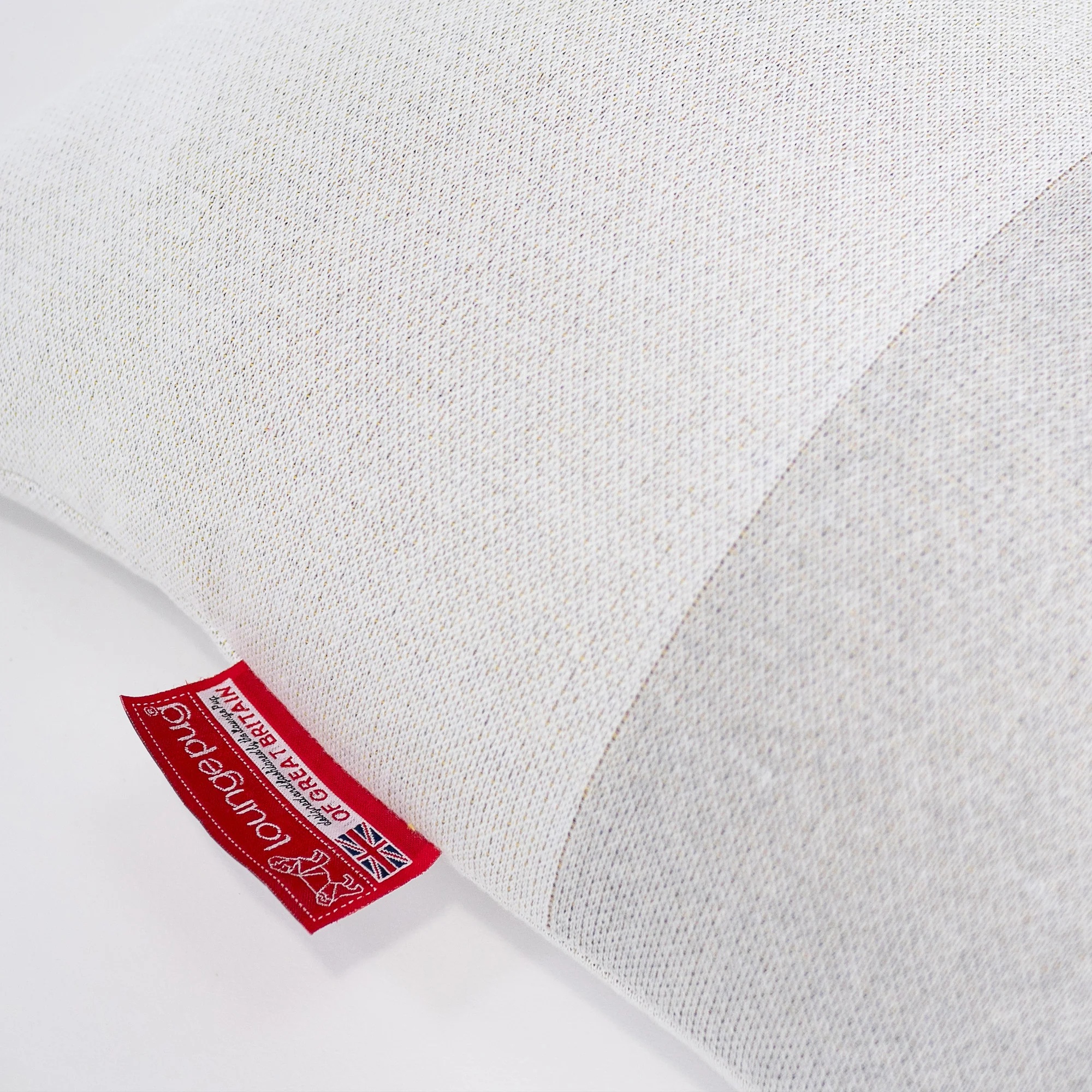 Sitzsack XXL Gaming - Gestrickte Farbblock Grau - Image 2