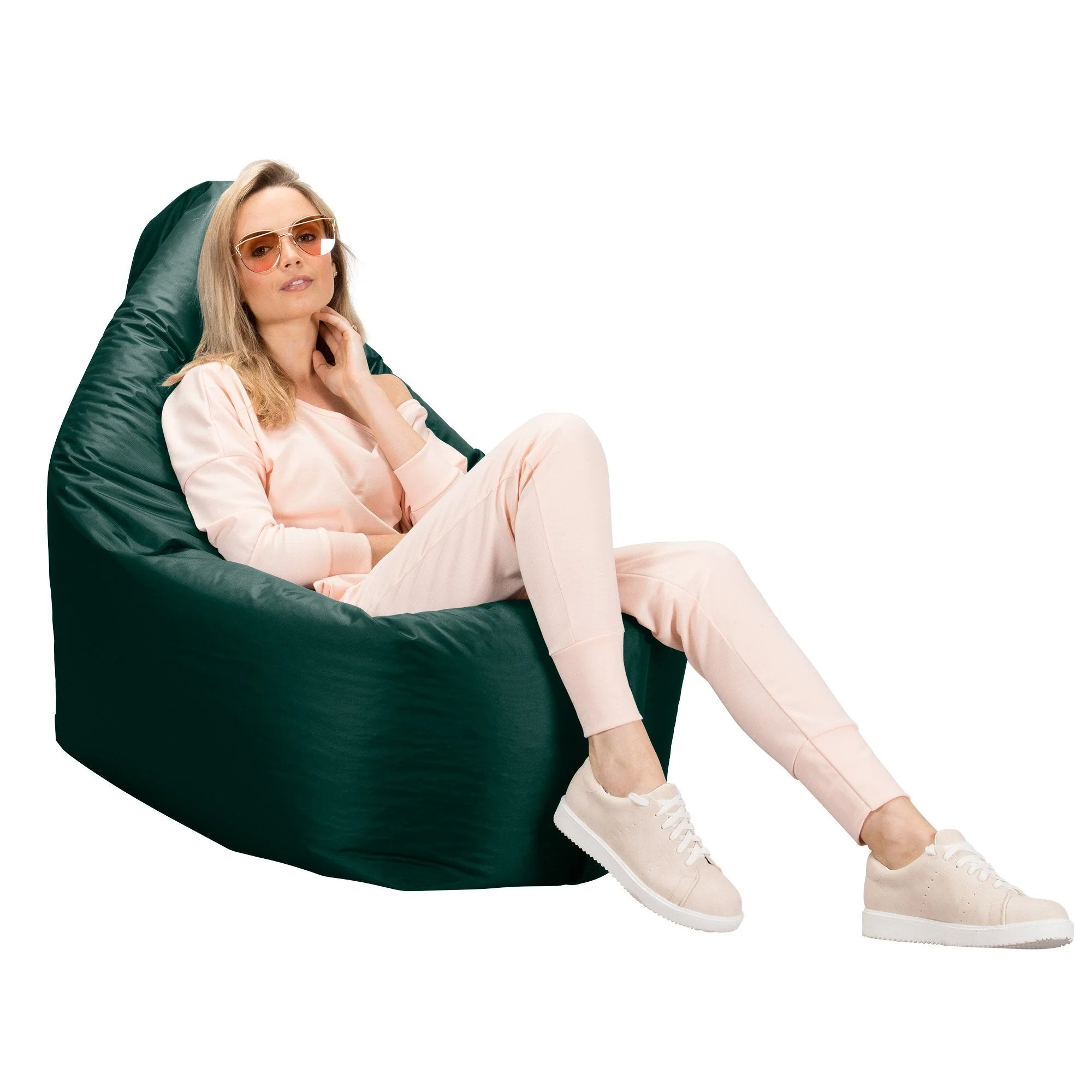 Sitzsack XXL Outdoor - SmartCanvas™ Blaugrün - Image 5