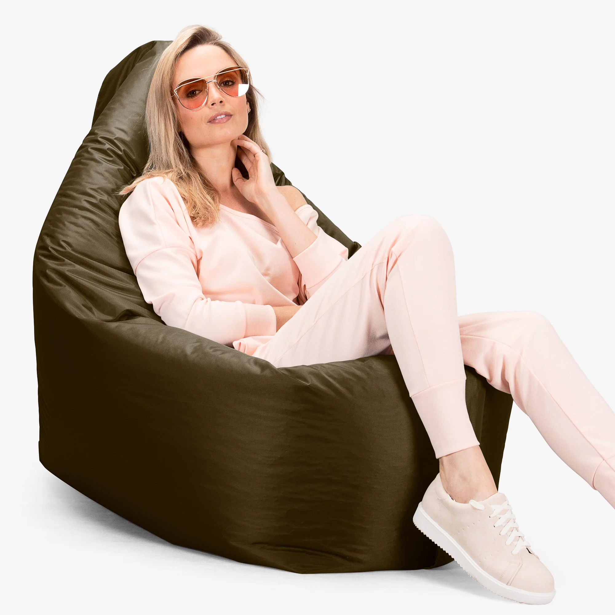 Sitzsack XXL Outdoor - SmartCanvas™ Khaki - Image 6