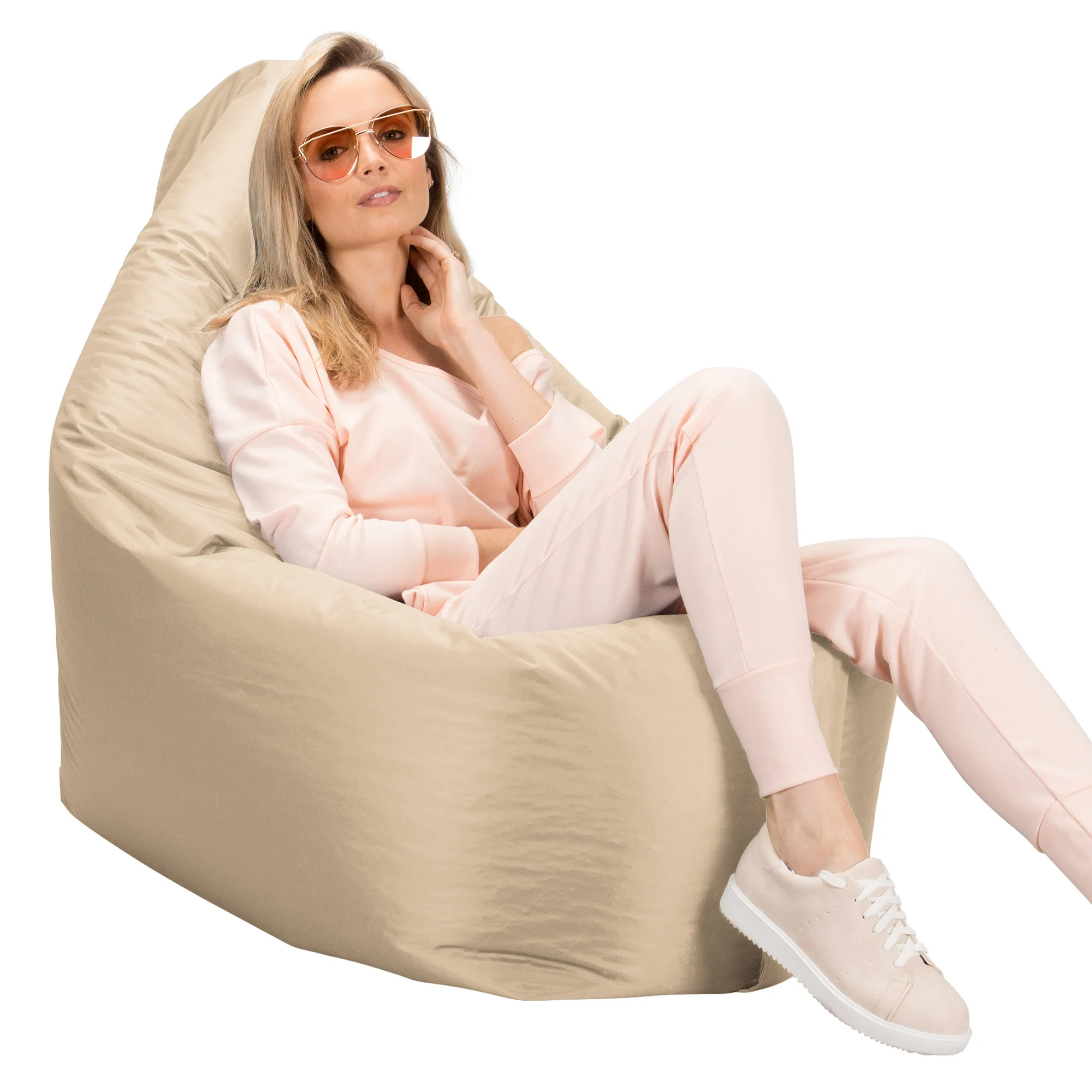 Sitzsack XXL Outdoor - SmartCanvas™ Beige - Image 4