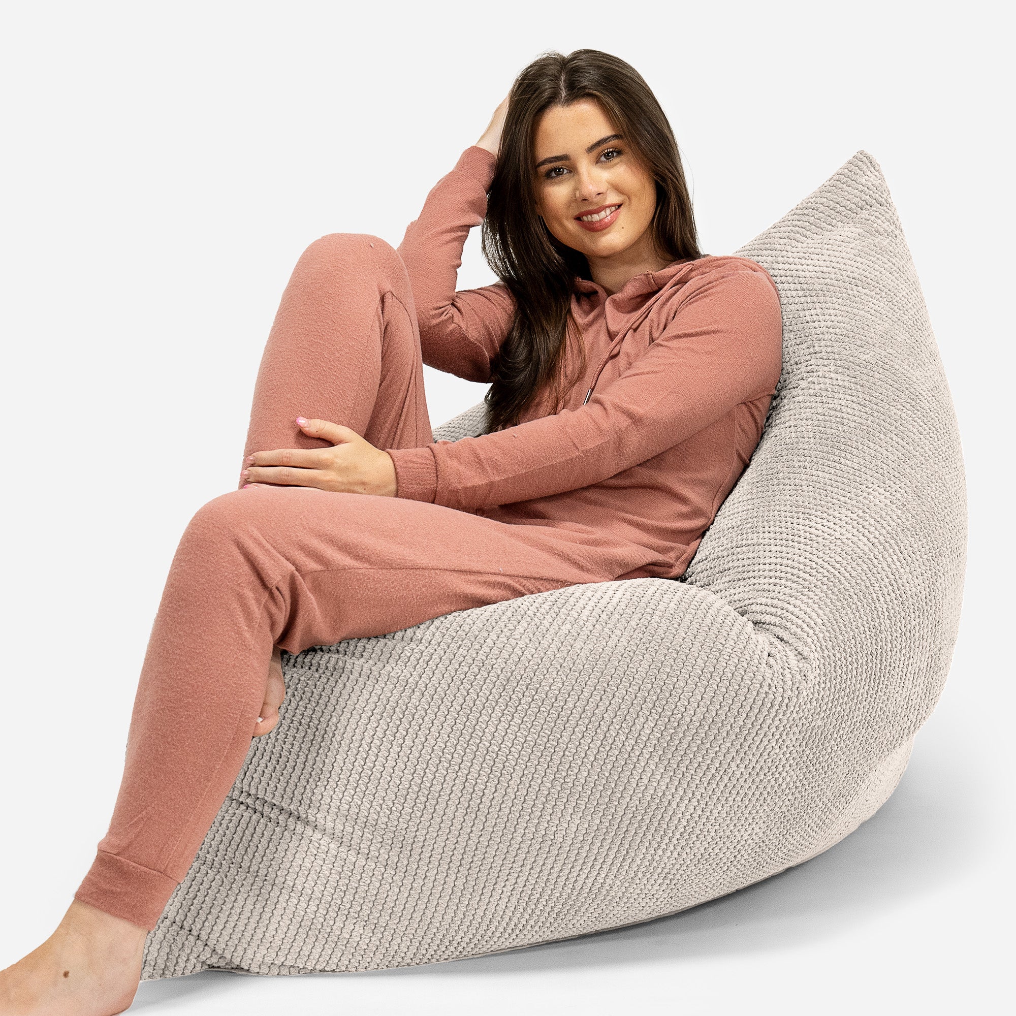 Sitzsack XXL - Pom-Pom Creme - Image 4