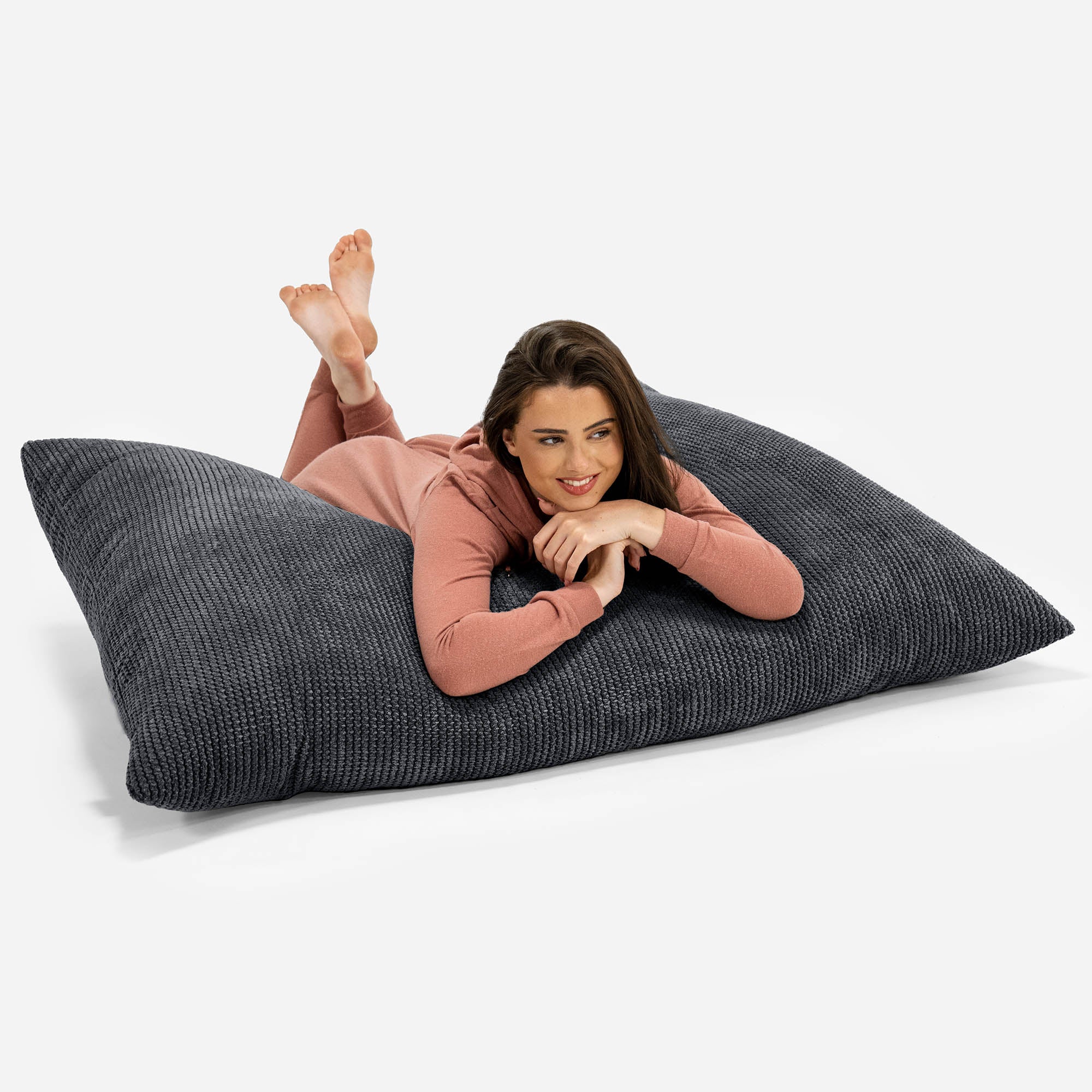 Sitzsack XXL - Pom-Pom Schwarz - Image 3