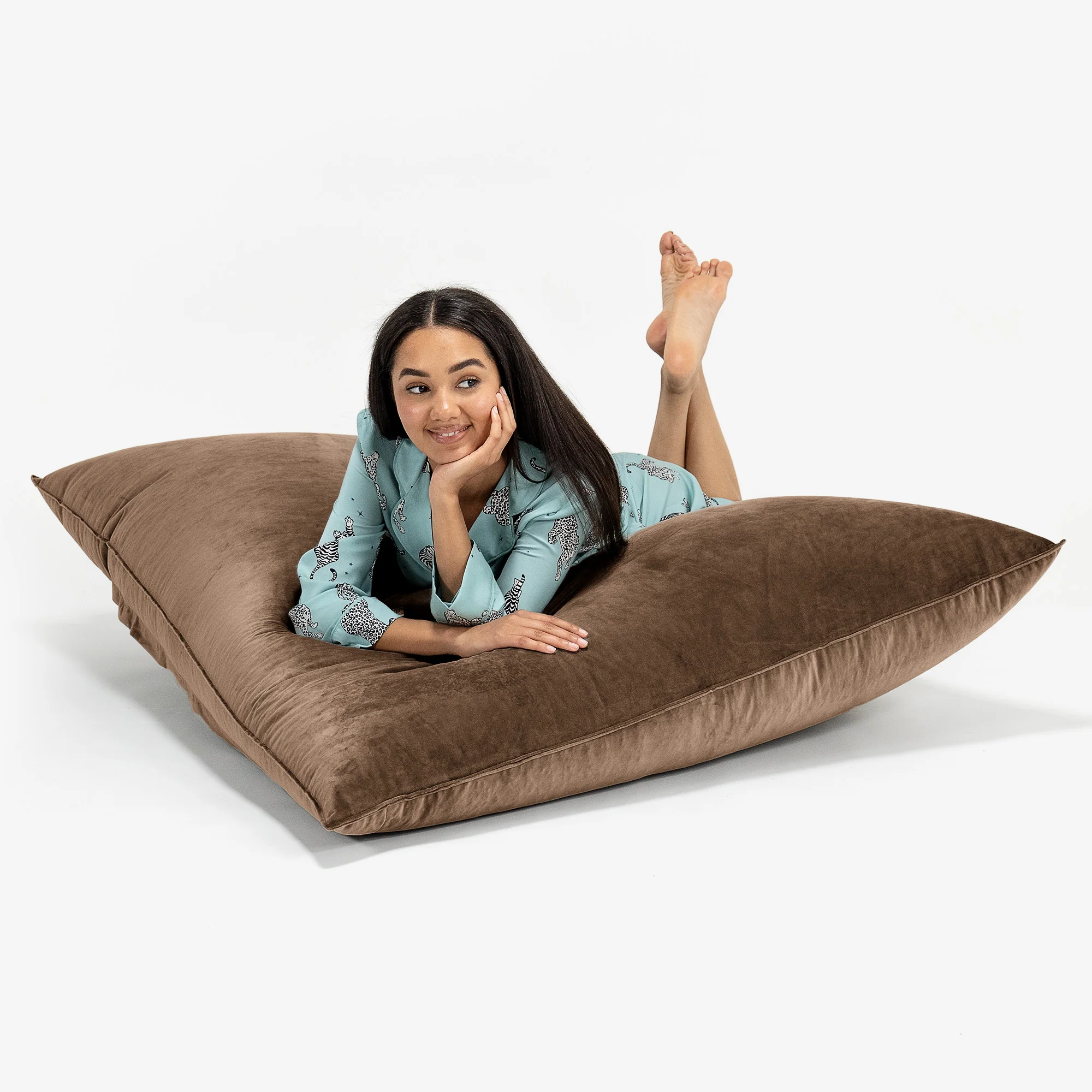 Sitzsack XXL - Samt Espresso - Image 3