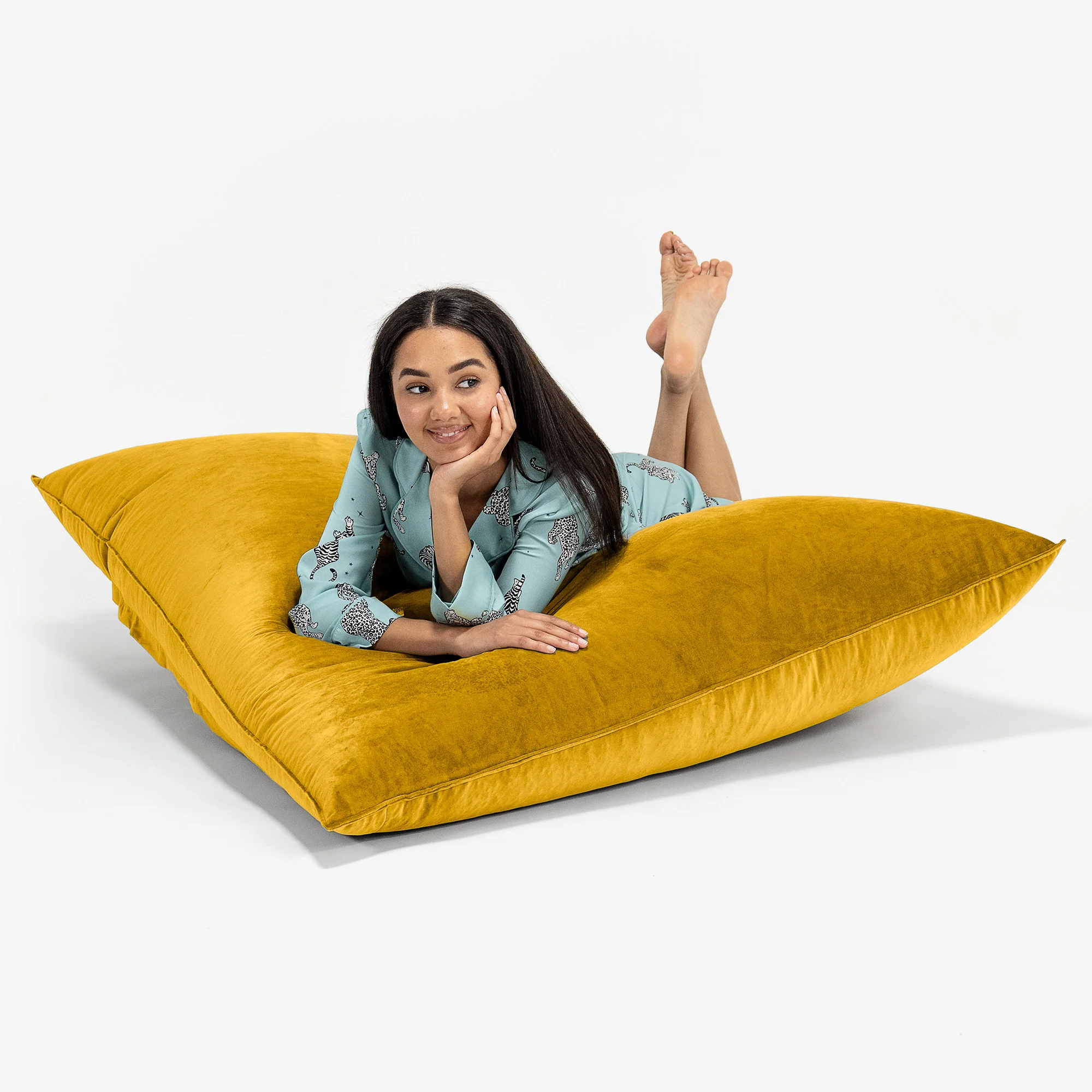 Sitzsack XXL - Samt Gold - Image 2