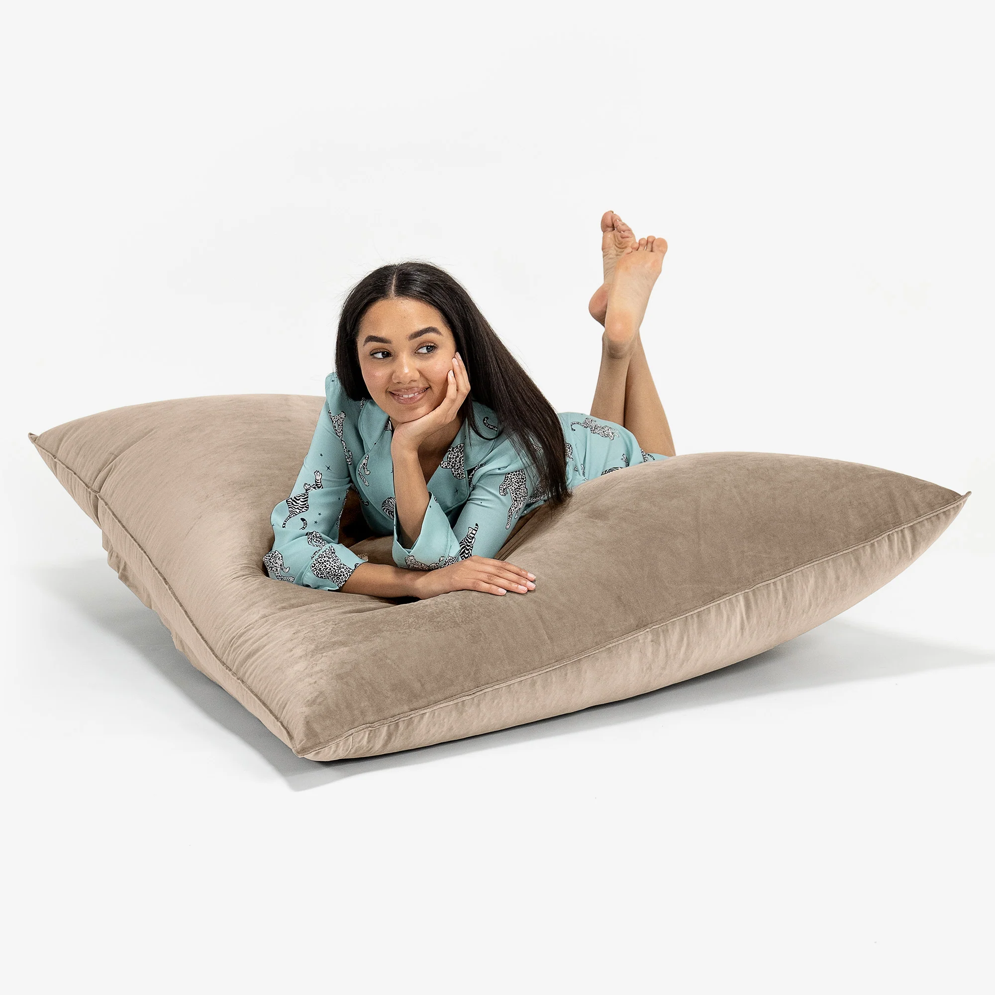 Sitzsack XXL - Samt Nerzfarben - Image 3