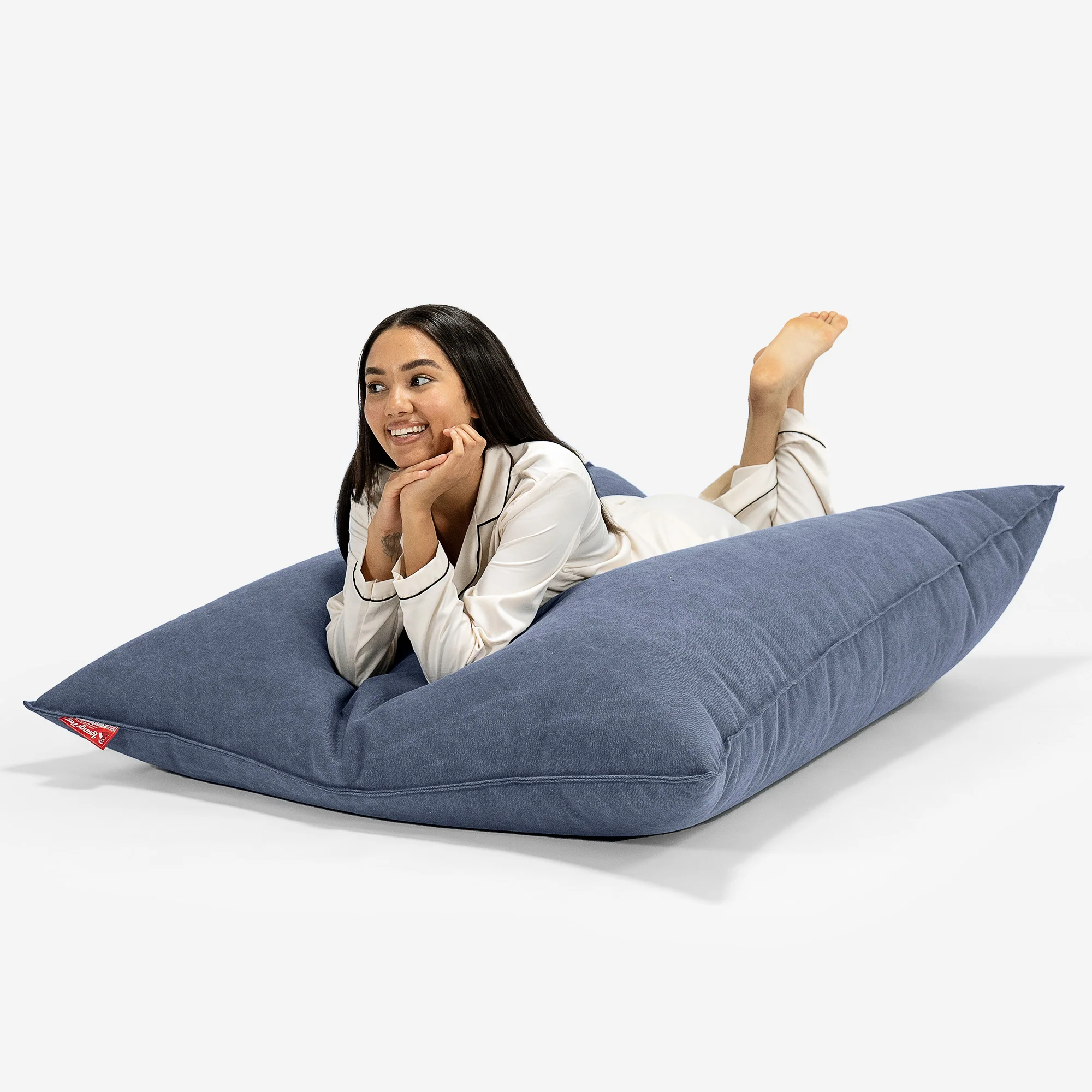 Sitzsack XXL - Stonewashed-stoff Marineblau - Image 2