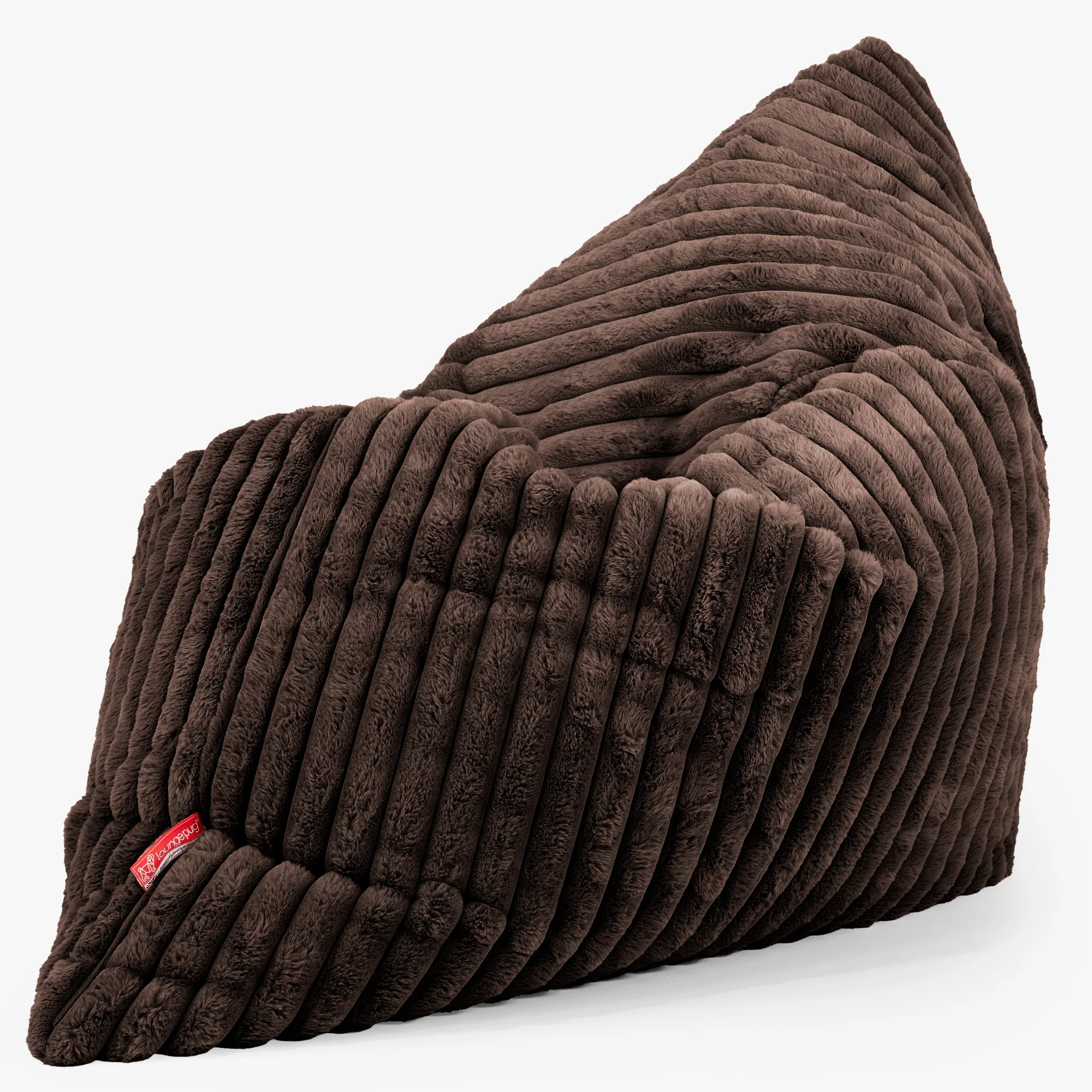 Sitzsack XXL - Ultra Plüsch Cord Nussbraun - Image 2