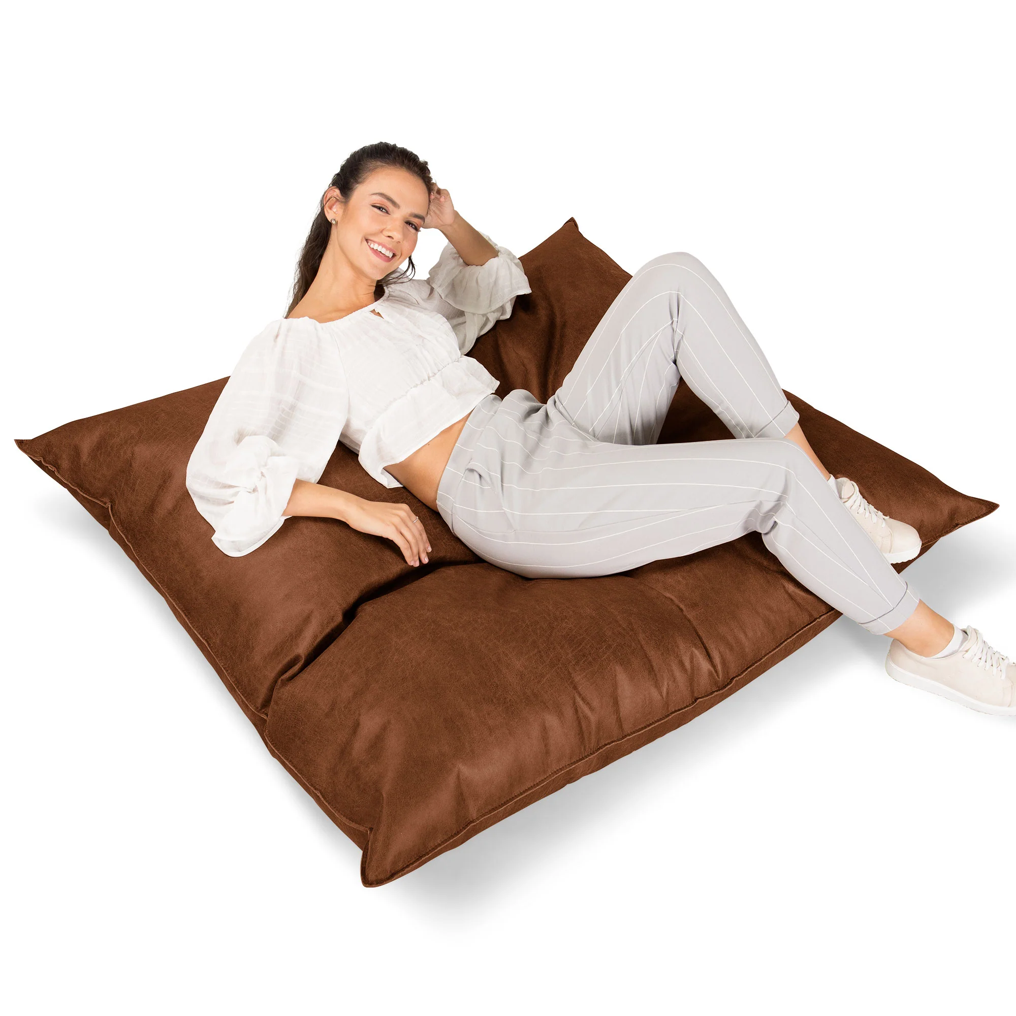 Sitzsack XXL - Vintage Leder Karamell - Image 2