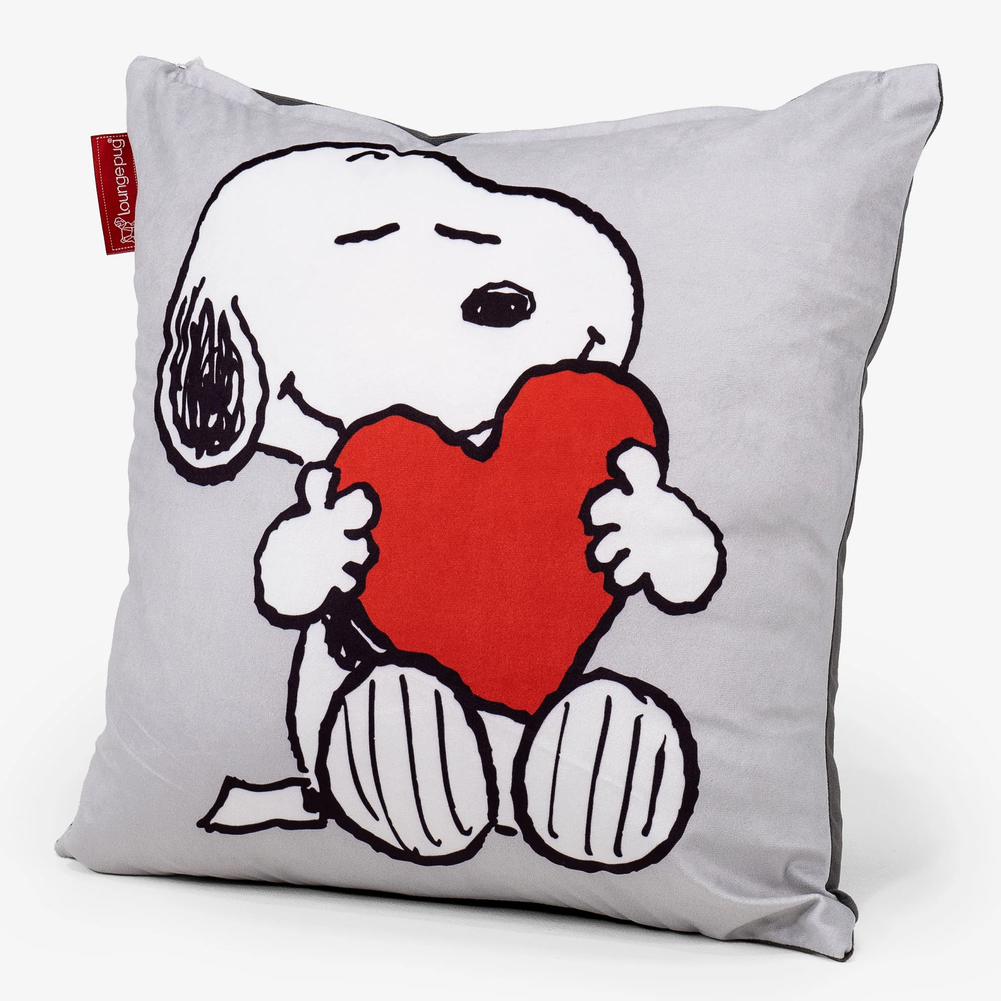 Snoopy Dekokissen / Sofa Kissenbezug 47 x 47cm - Herz - Image 3
