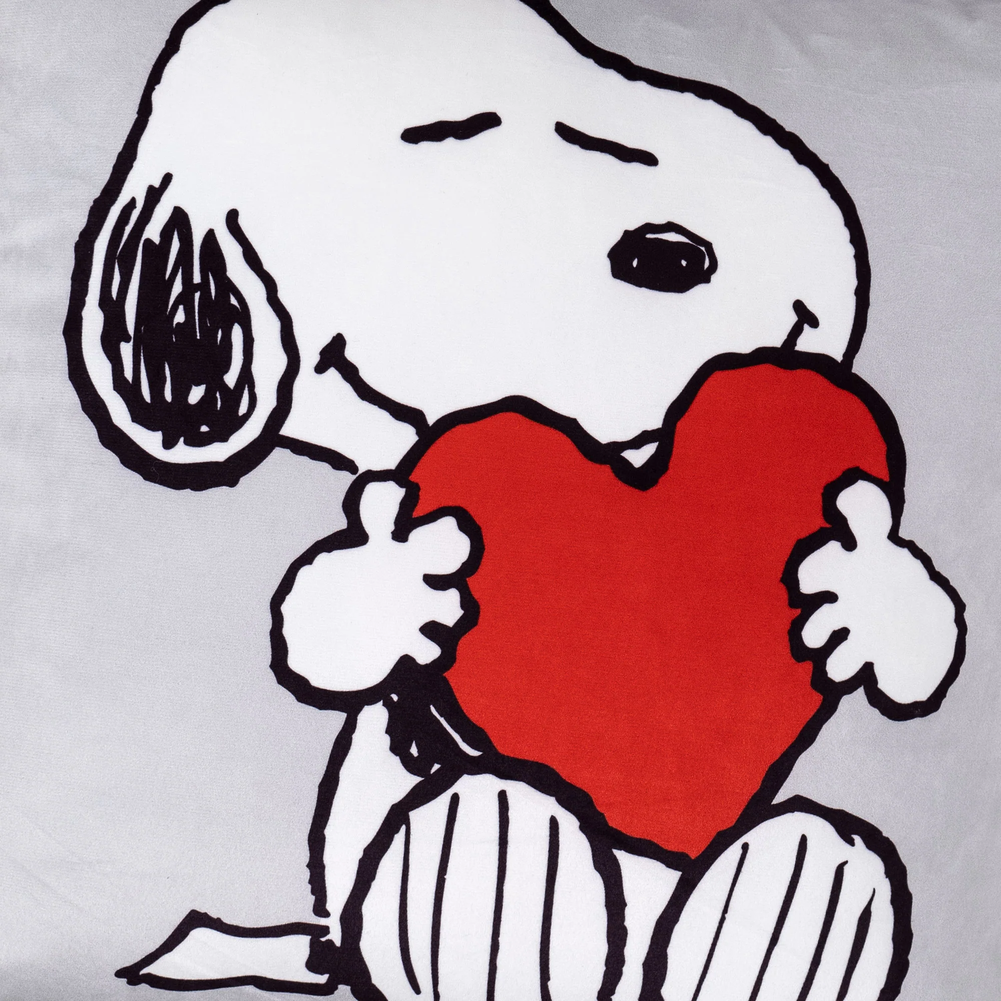 Snoopy Dekokissen / Sofa Kissenbezug 47 x 47cm - Herz - Image 4