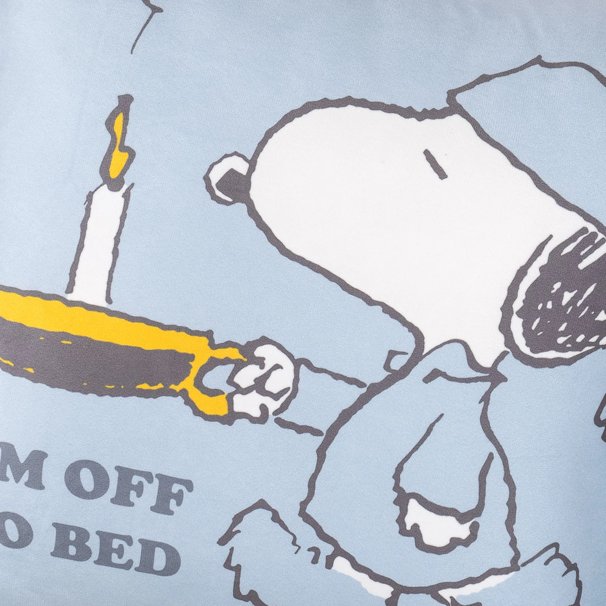 Snoopy Dekokissen / Sofa Kissenbezug 47 x 47cm - Schlafenszeit - Image 4