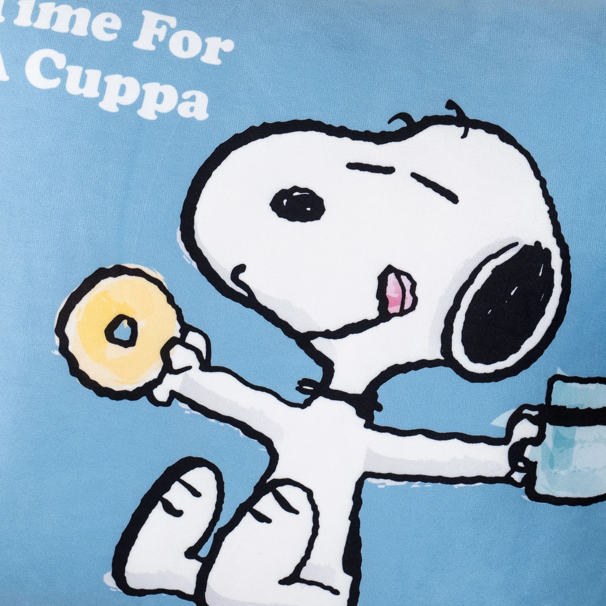 Snoopy Dekokissen / Sofa Kissenbezug 47 x 47cm - Tasse Tee - Image 4