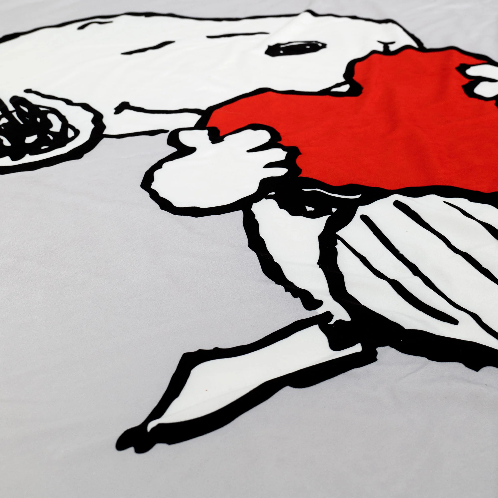 Snoopy Kuscheldecke / Tagesdecke - Herz - Image 3