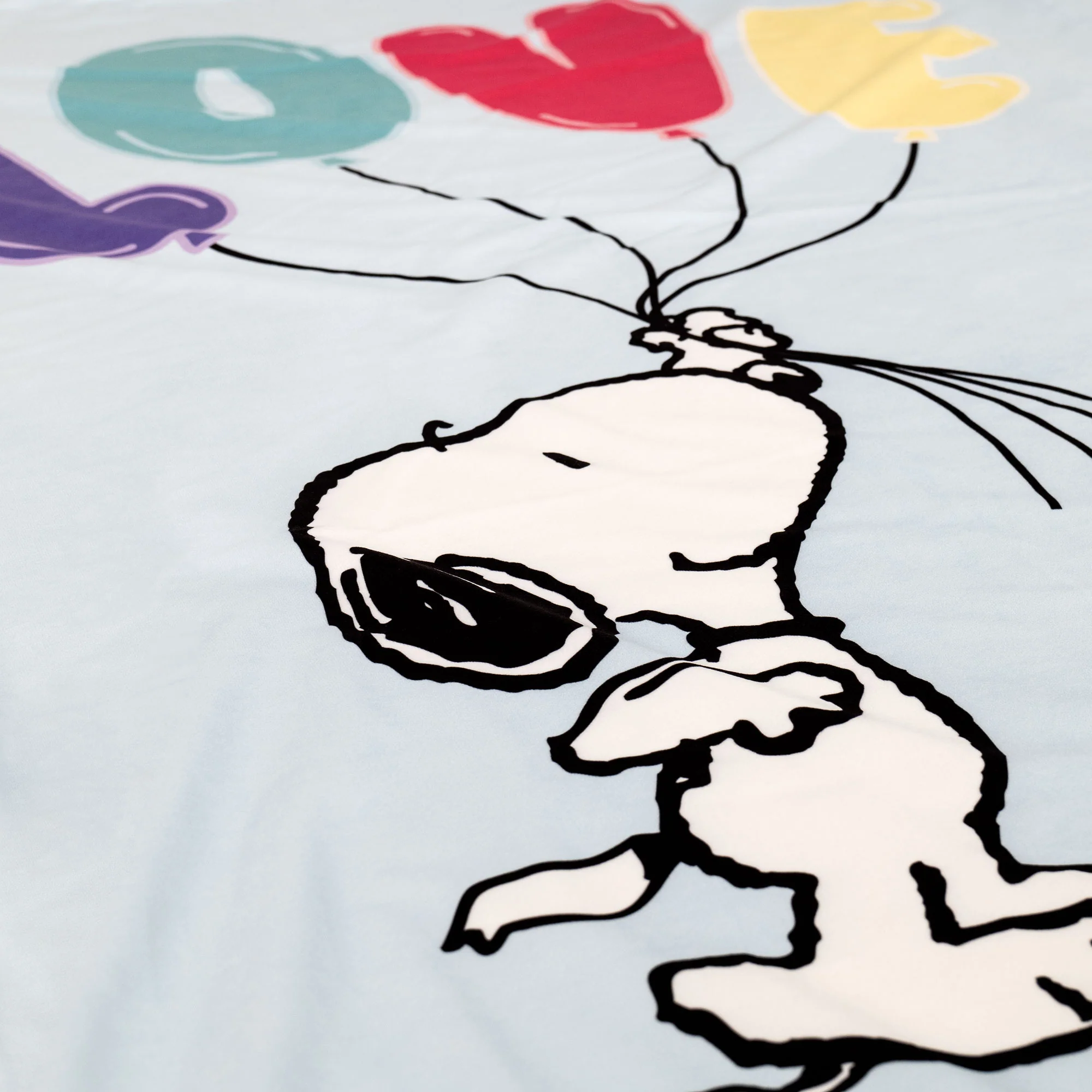 Snoopy Kuscheldecke / Tagesdecke - Liebe Slogan - Image 5