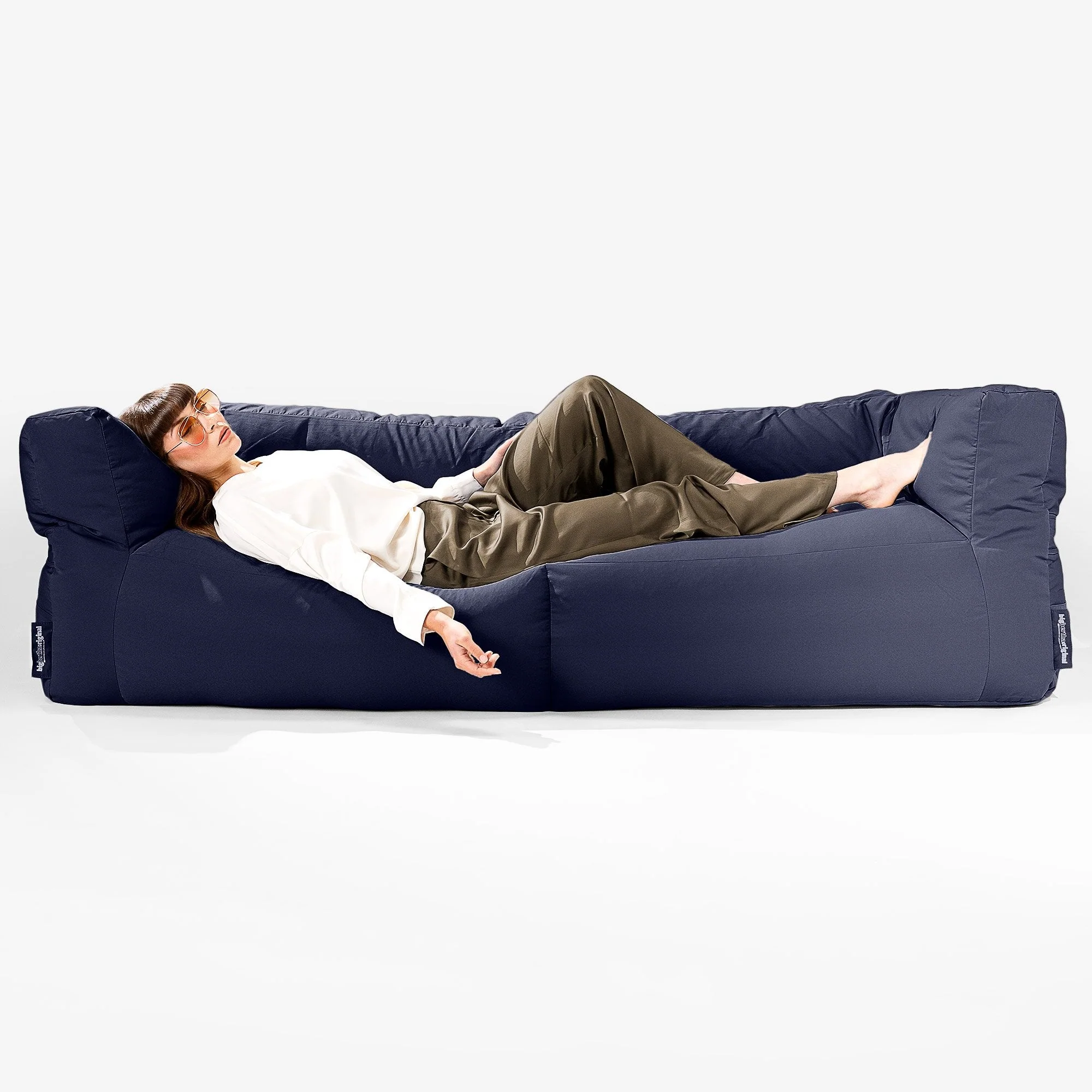 SoleiStorm™ Ultra 2000 h+ 3-Sitzer Sitzsacksofa - Olefin Marineblau - Image 3