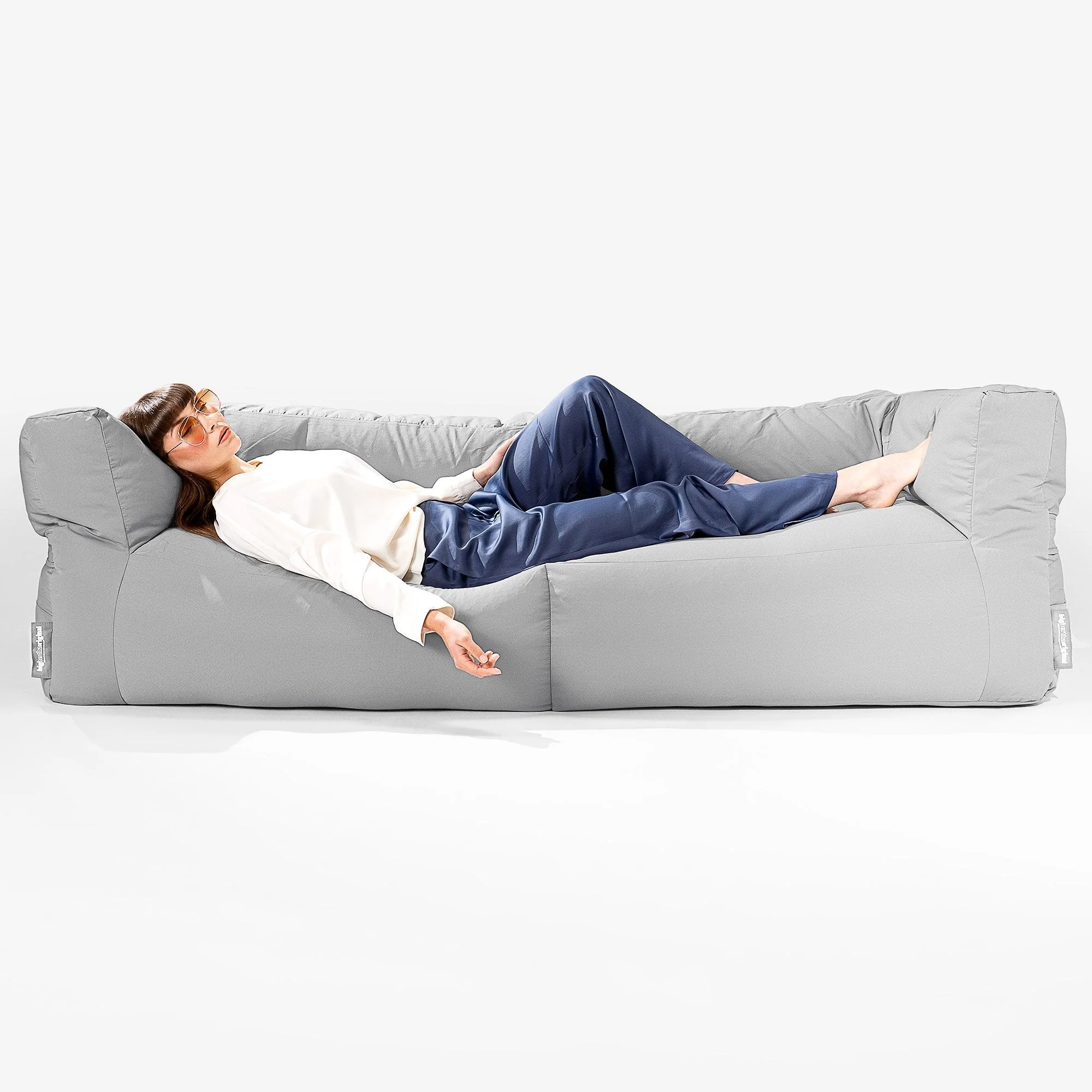 SoleiStorm™ Ultra 2000 h+ 3-Sitzer Sitzsacksofa - Olefin Mittelgrau - Image 3