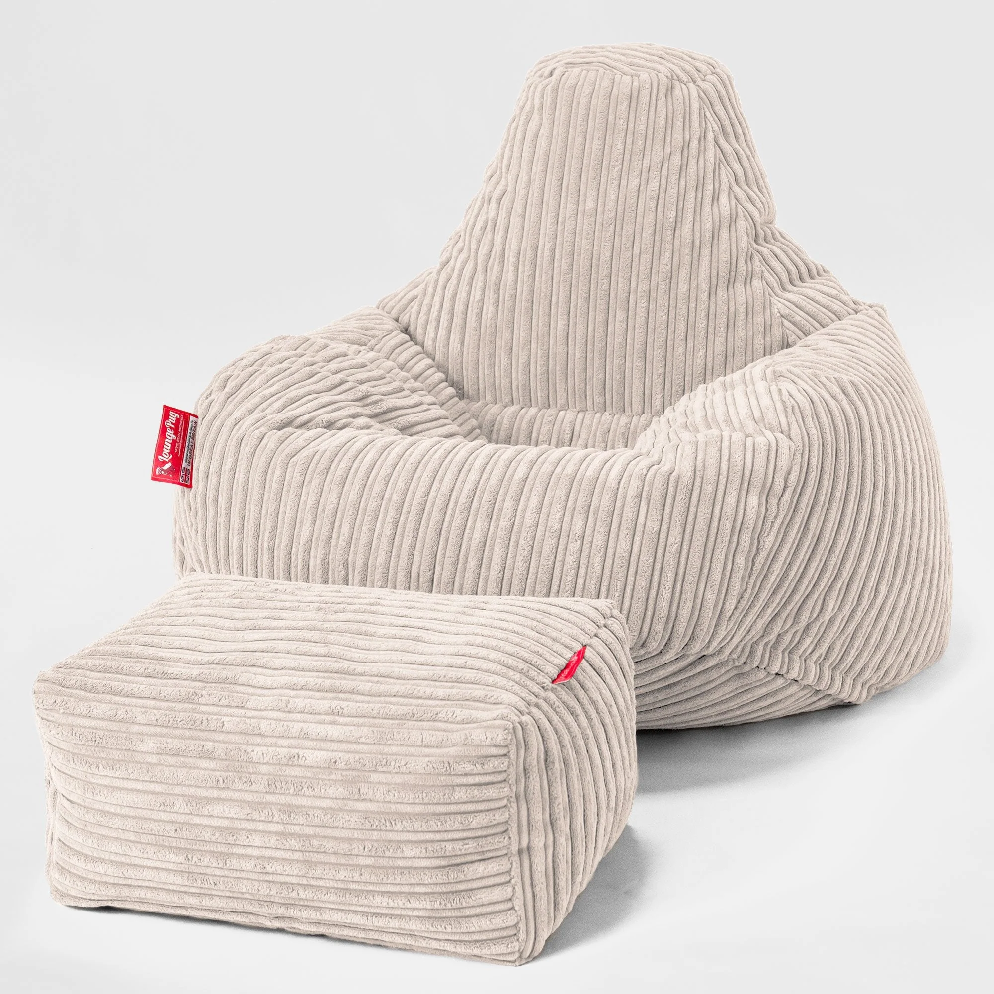 Tropfen Sitzsack - Cord Elfenbein - Image 2