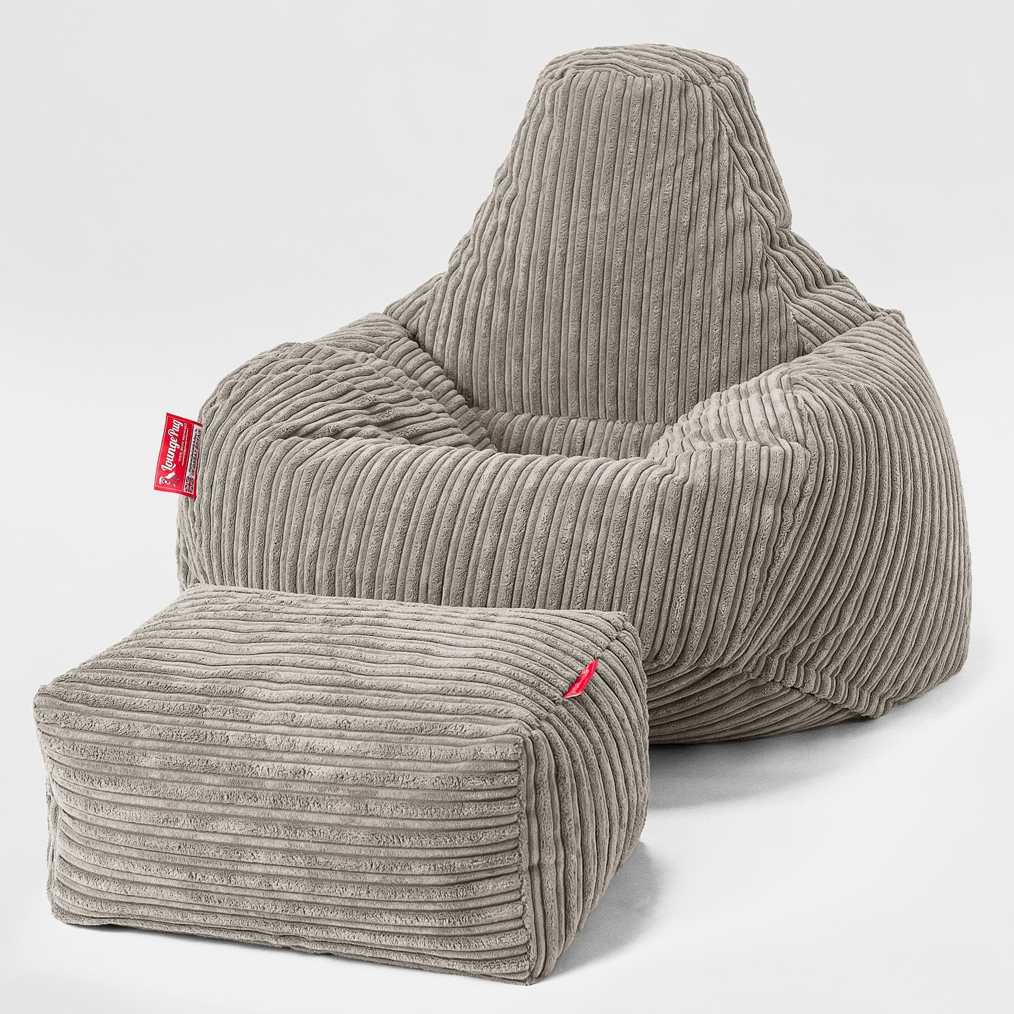 Tropfen Sitzsack - Cord Nerzfarben - Image 2