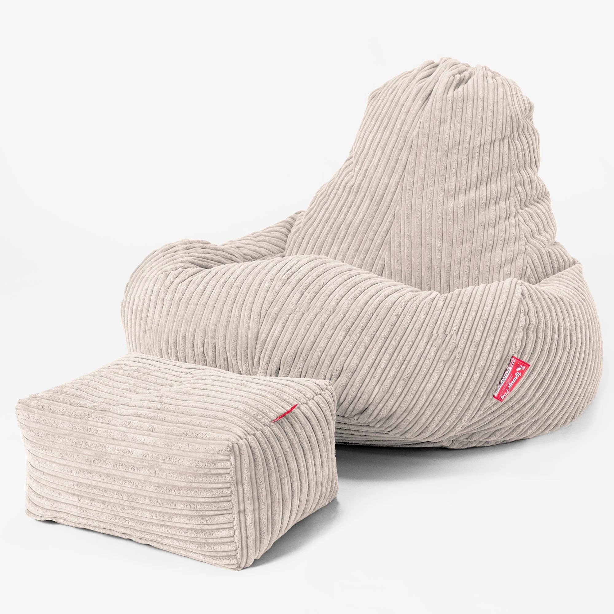 Ultra Lux Gaming Sitzsack - Cord Elfenbein - Image 2