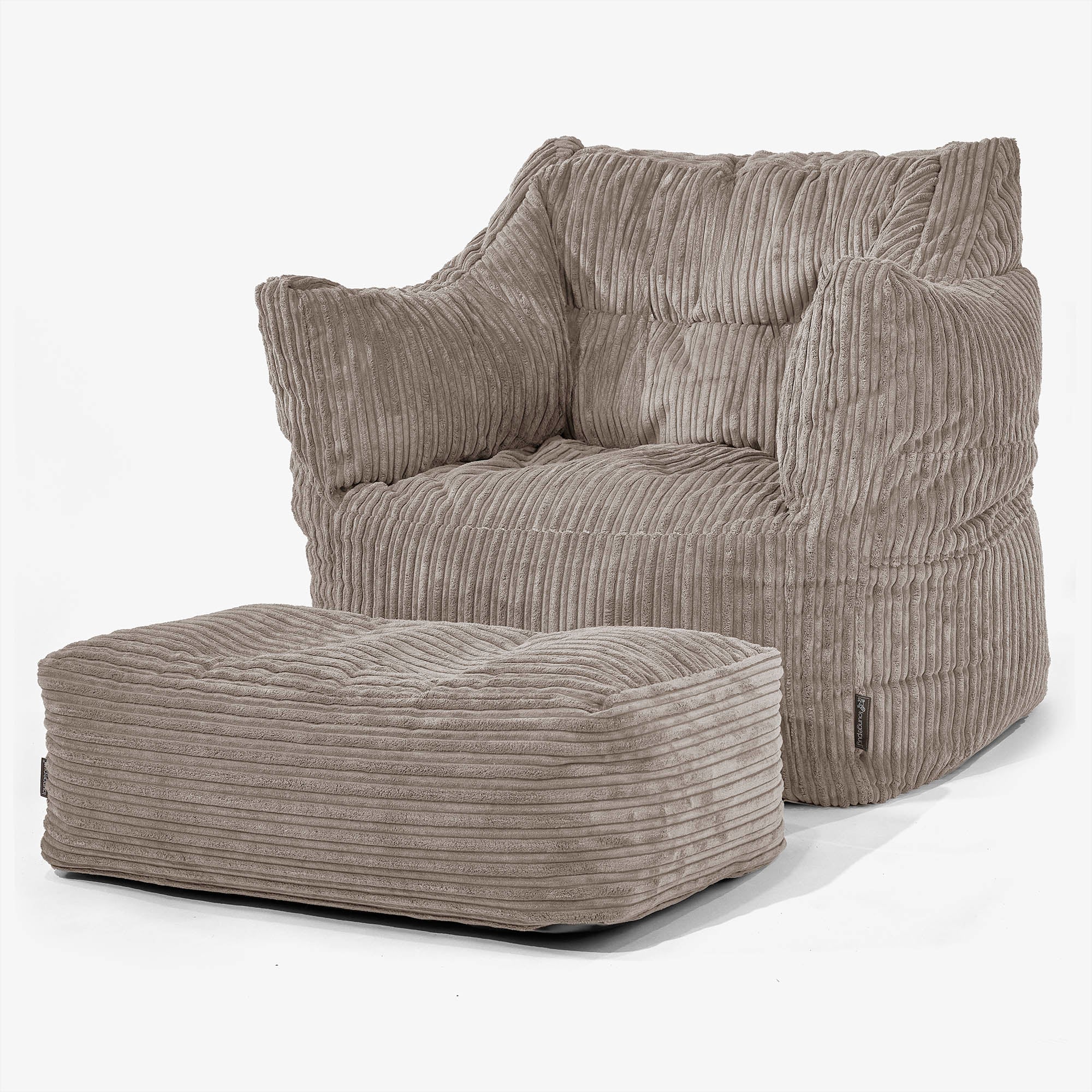 Victor Sitzsack Sessel - Cord Beigegrau - Image 2