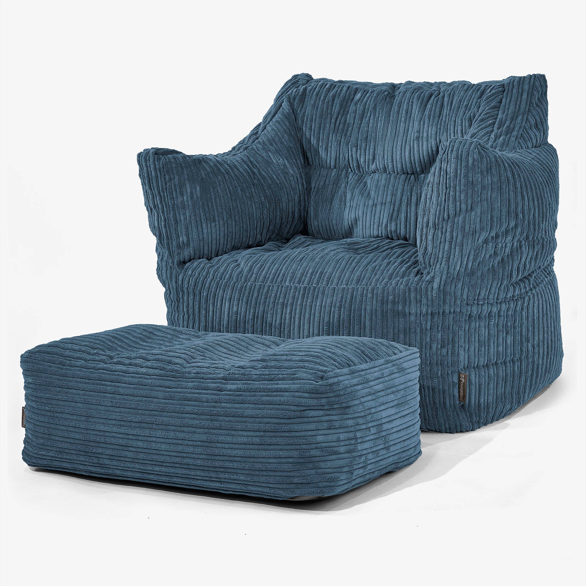 Victor Sitzsack Sessel - Cord Marineblau - Image 2