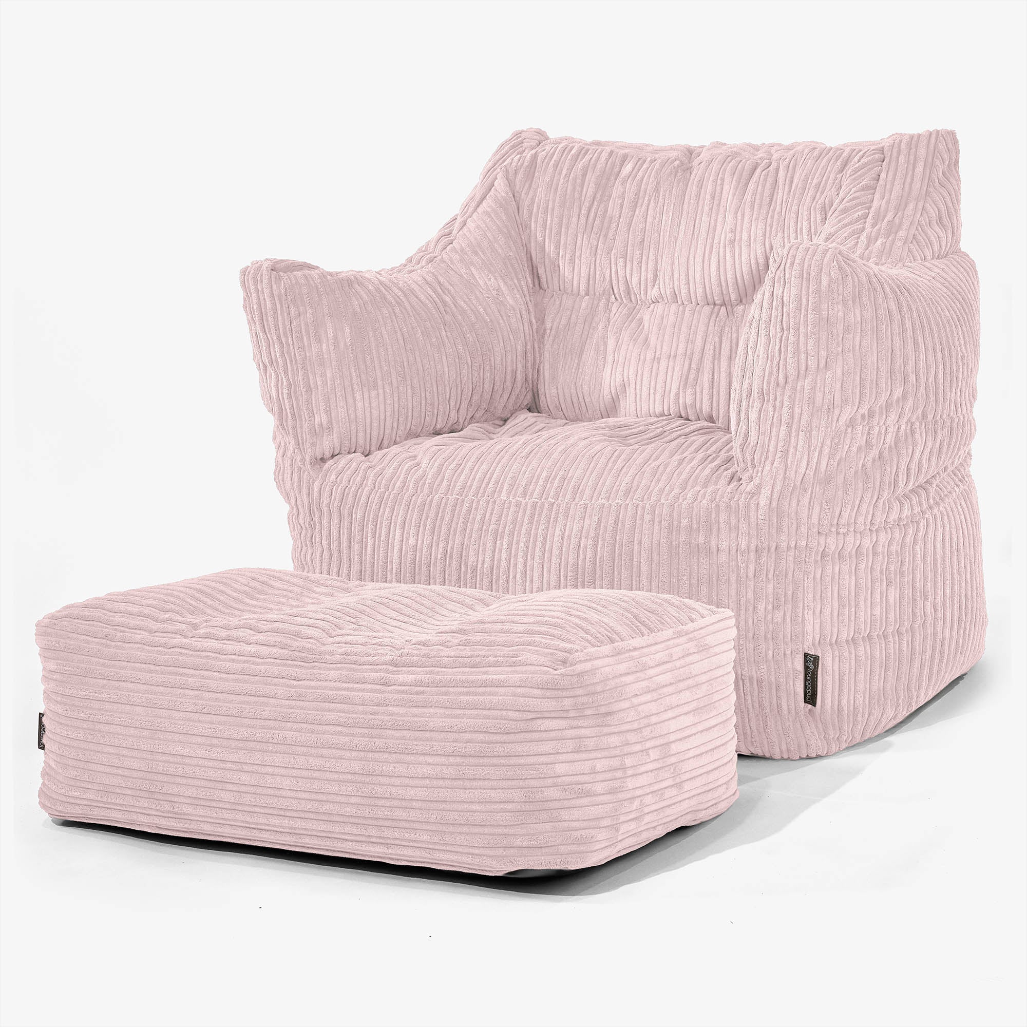 Victor Sitzsack Sessel - Cord Rosa - Image 2