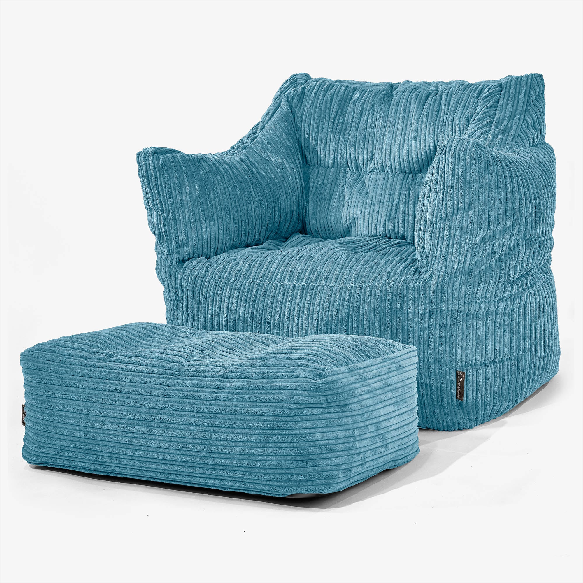 Victor Sitzsack Sessel - Cord Turkis - Image 2