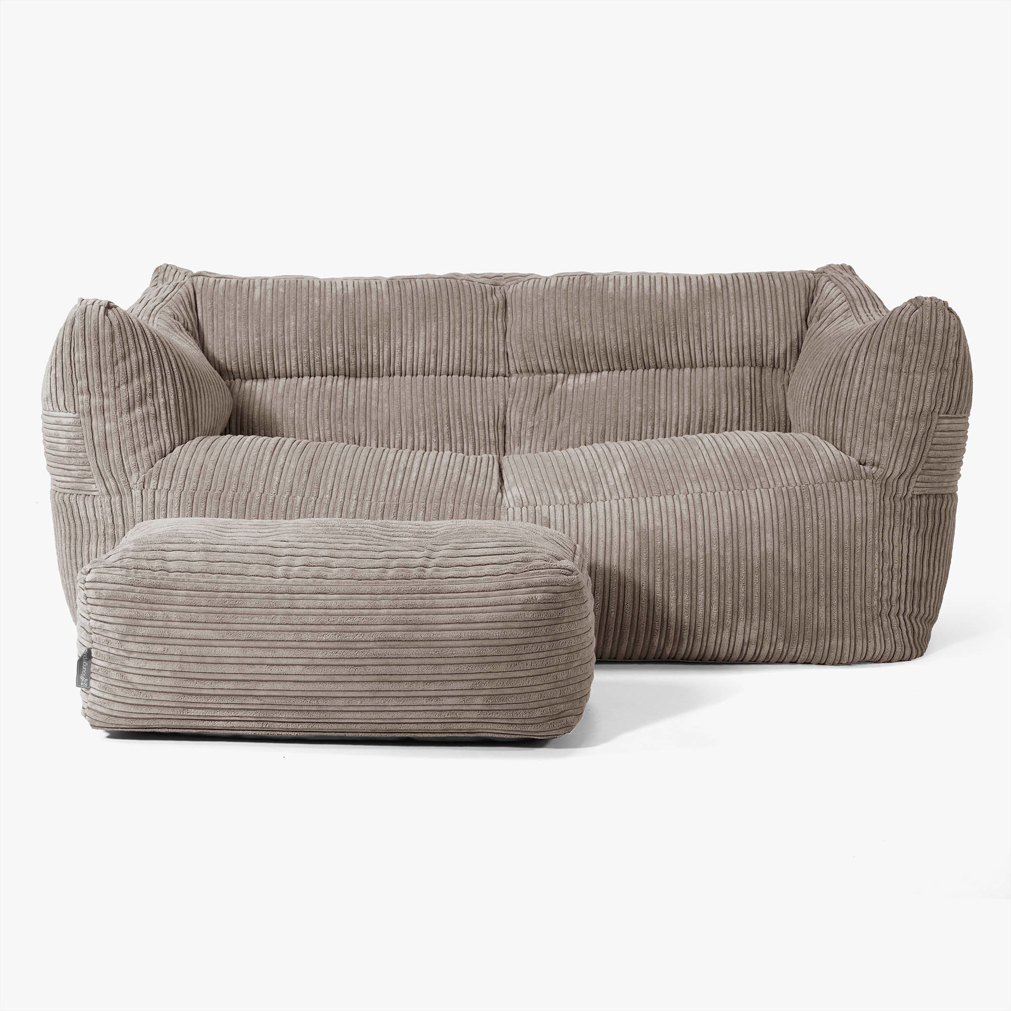 Victor Sitzsack Sofa - Cord Beigegrau - Image 2
