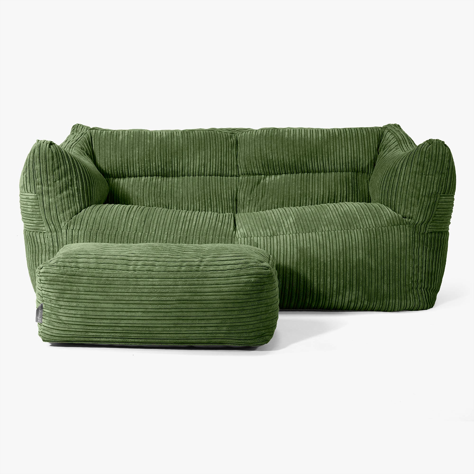Victor Sitzsack Sofa - Cord Nadelwaldgruen - Image 2