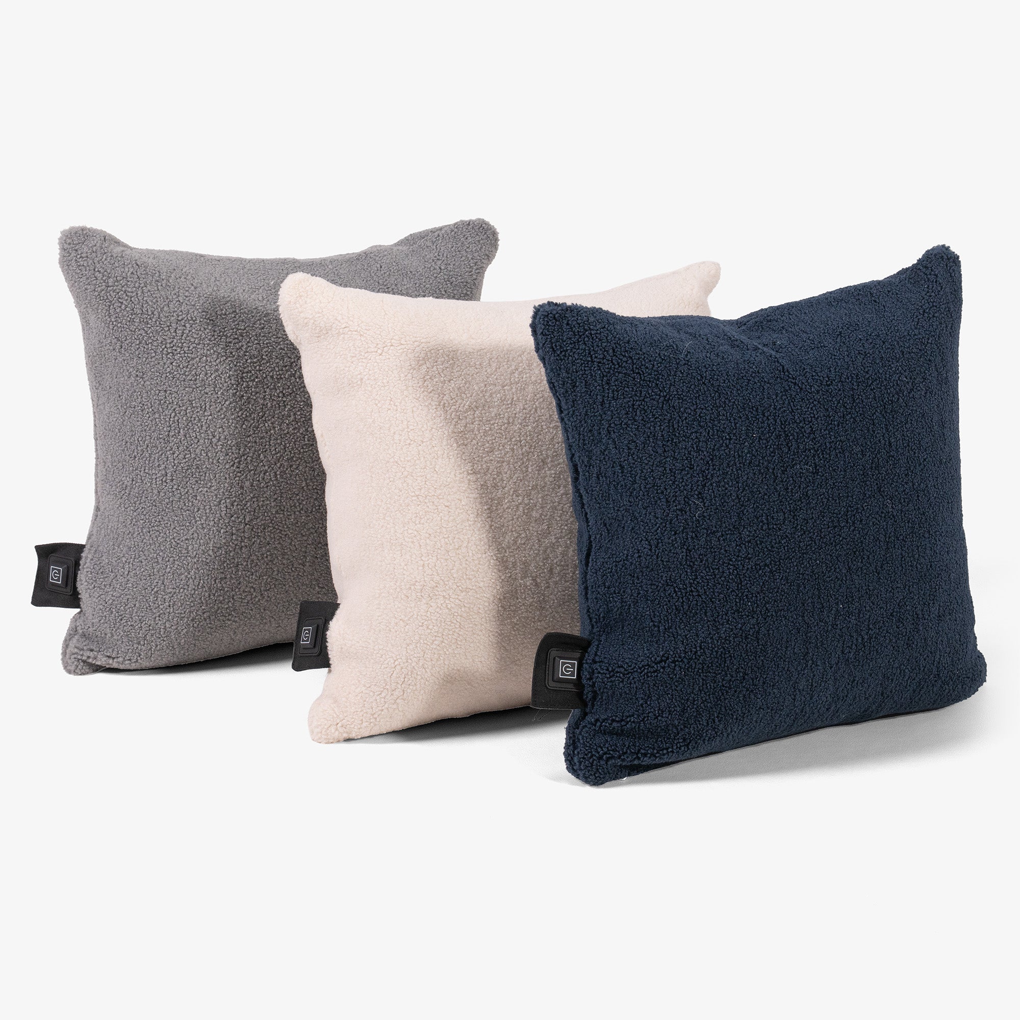 Wärmekissen 45 x 45cm - Sherpa Marineblau - Image 4