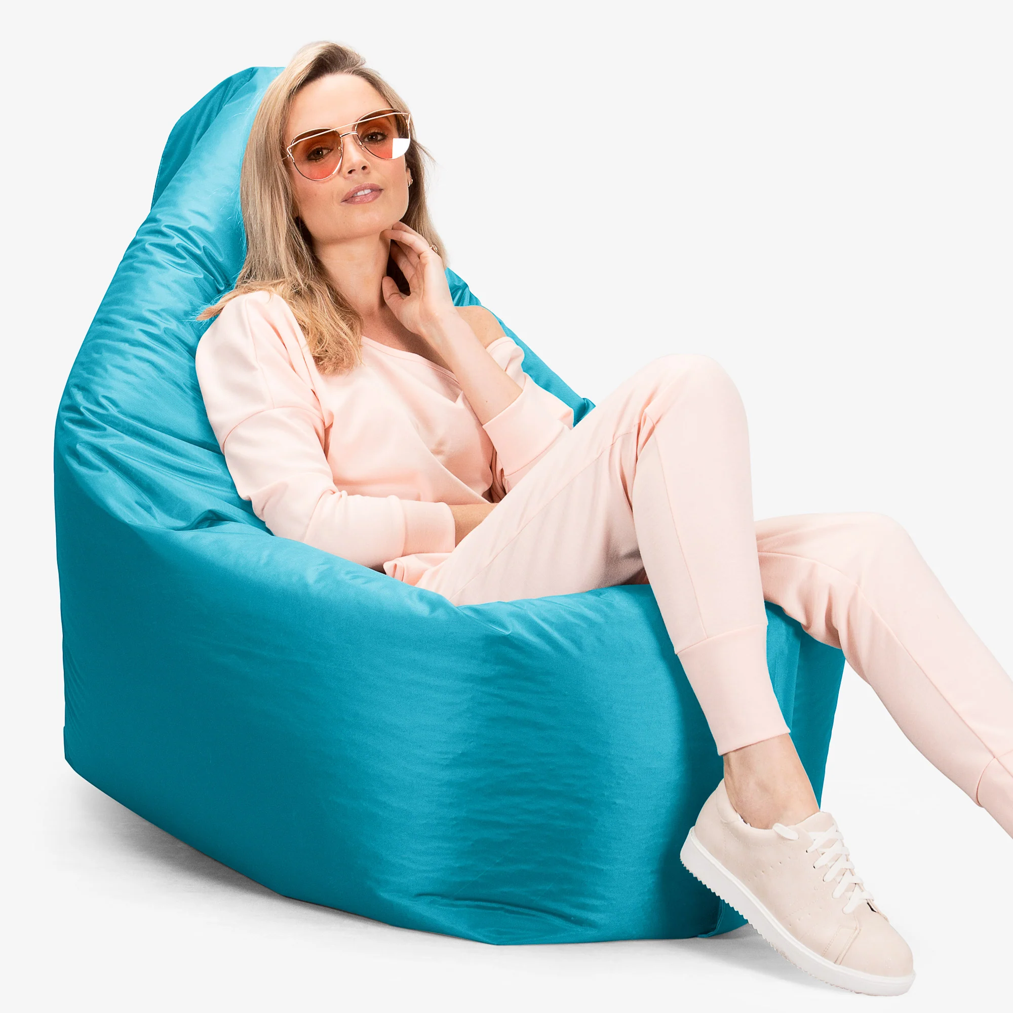 Sitzsack XXL Outdoor - SmartCanvas™ Aqua - Image 6