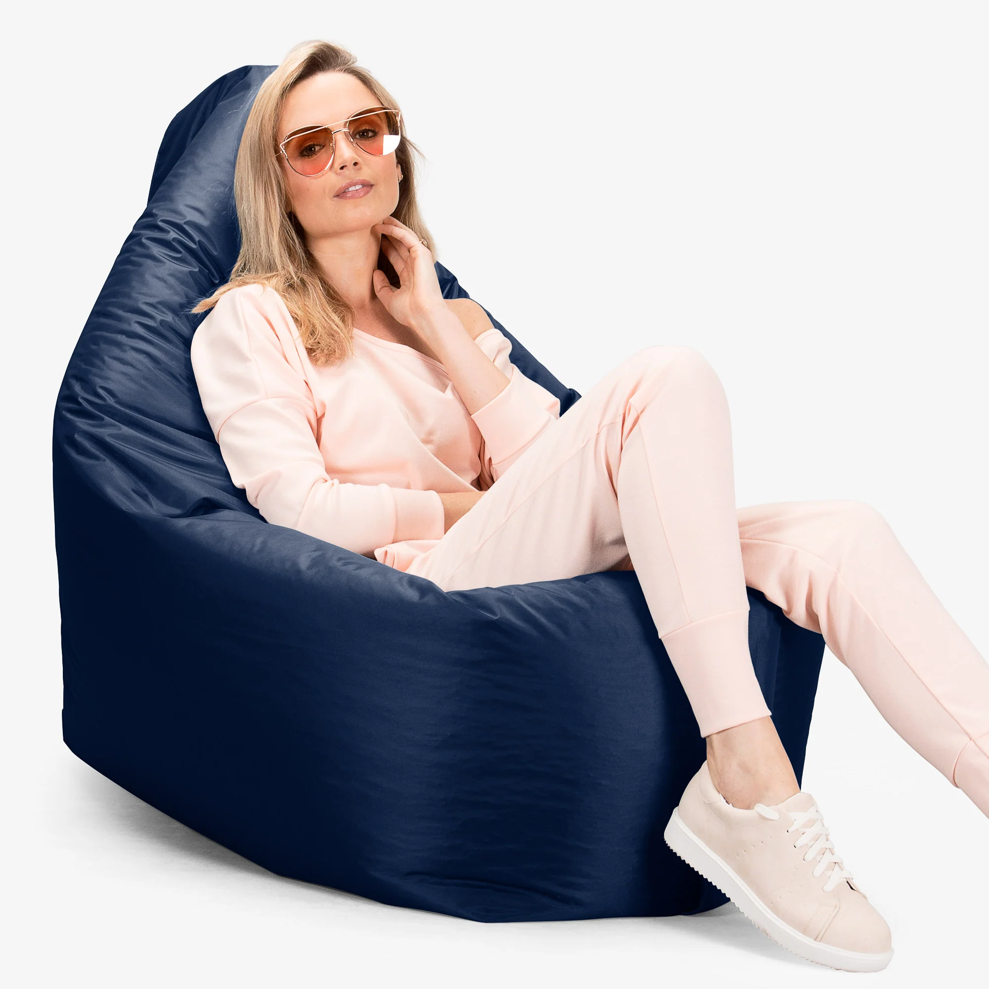 Sitzsack XXL Outdoor - SmartCanvas™ Marineblau - Image 6