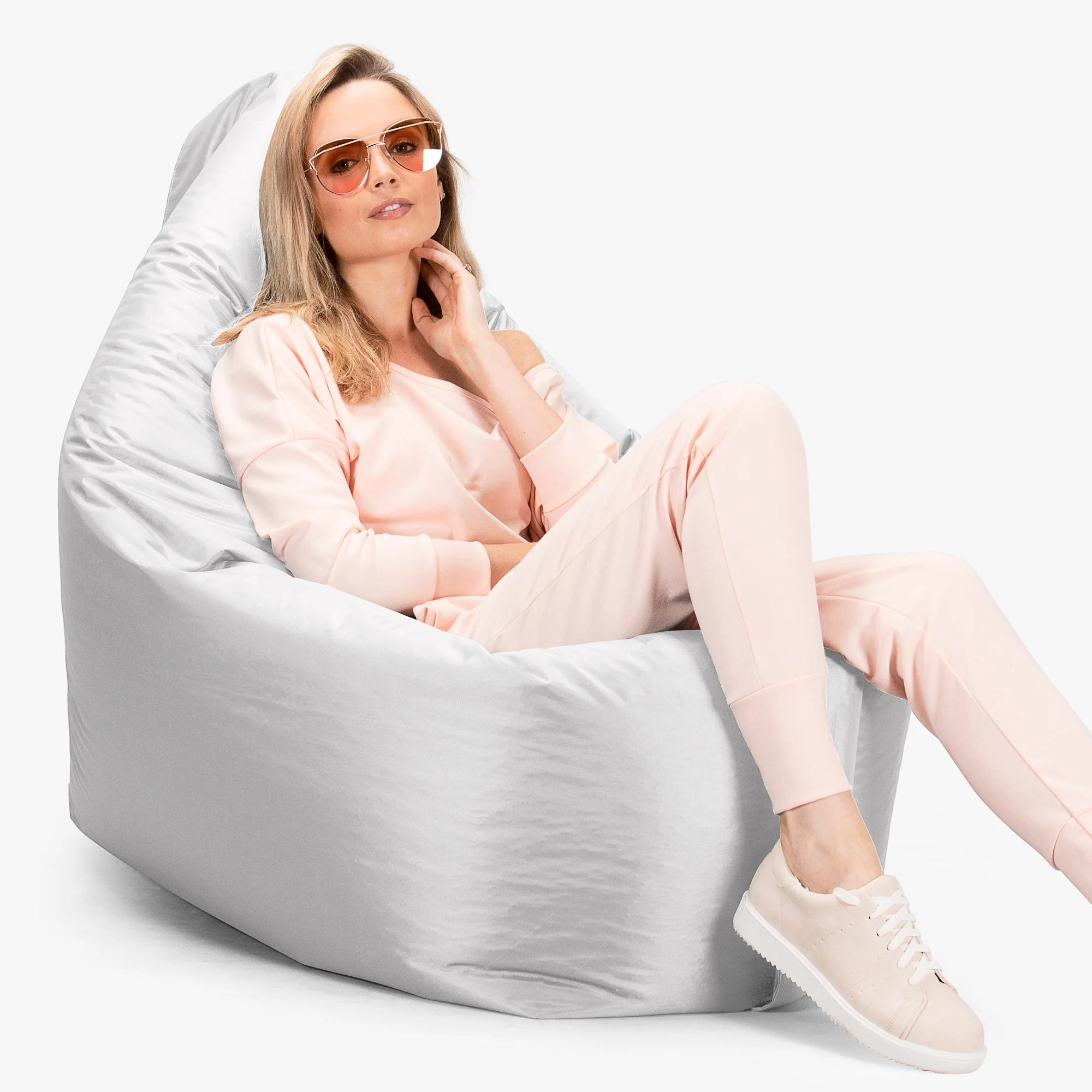 Sitzsack XXL Outdoor - SmartCanvas™ Weiß - Image 6