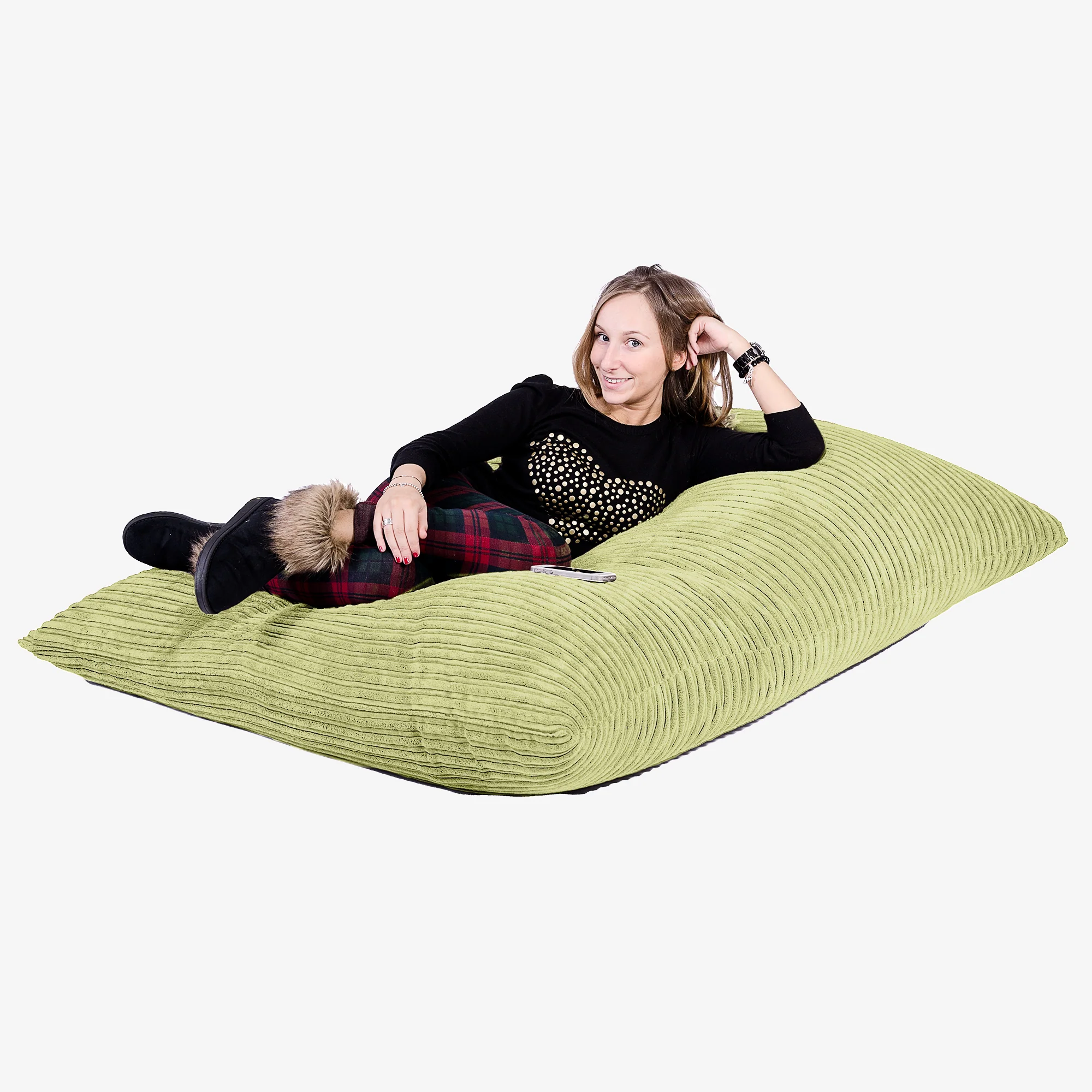Sitzsack XXL - Cord Hellgrün - Image 3