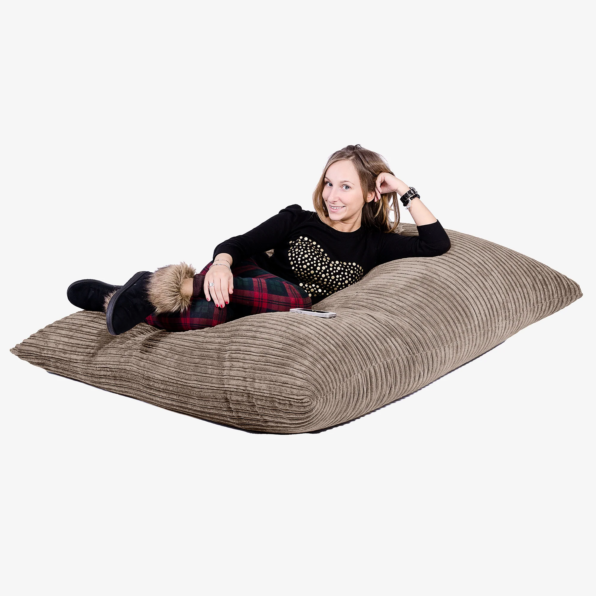 Sitzsack XXL - Cord Mocca - Image 3
