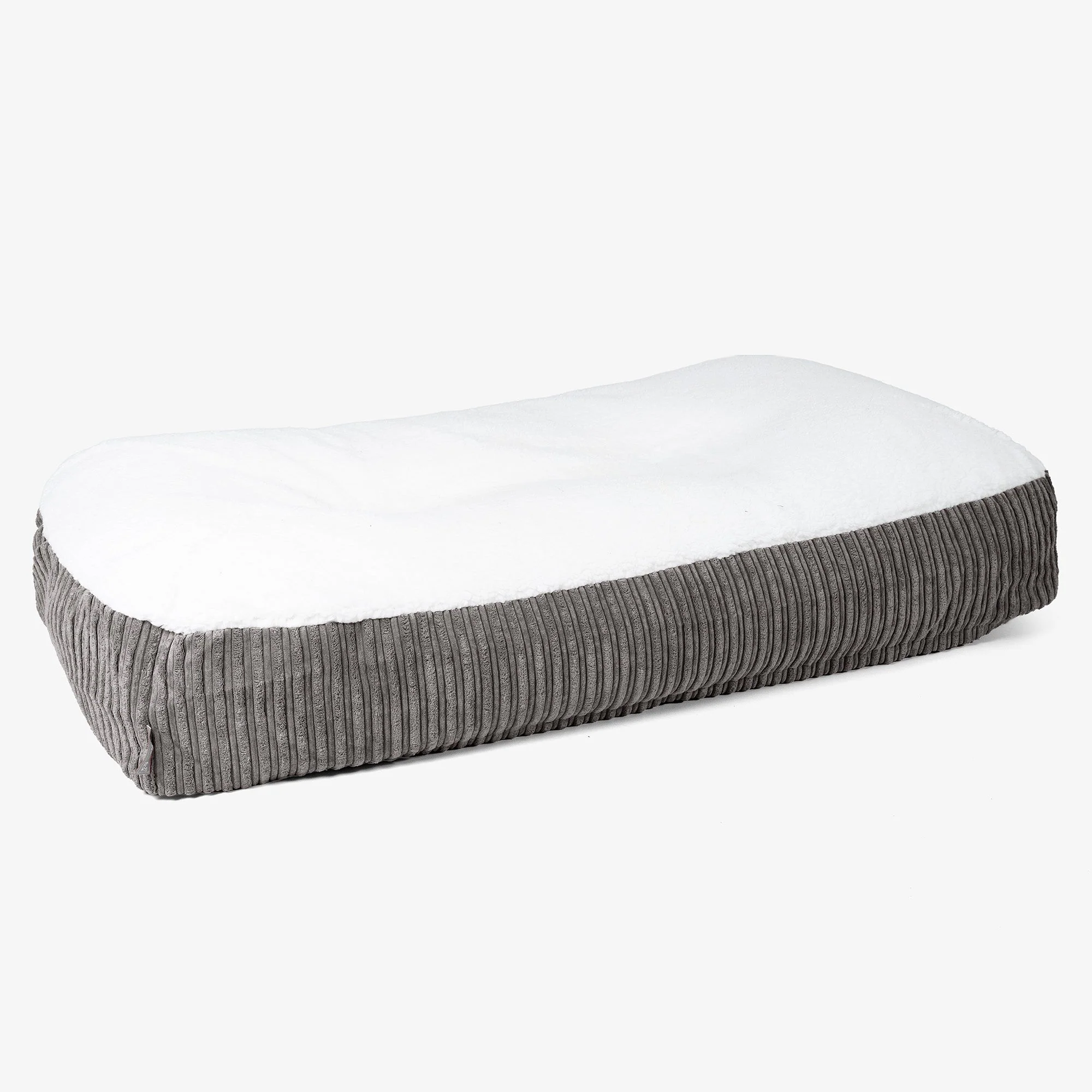 XXL Slouchy Hundebett Ersatz Bezug - Sherpa & Cord - Image 3
